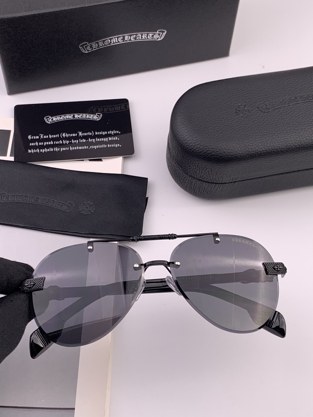 CHROME HEART 克罗心新款太阳眼镜 太阳镜墨镜 风镜设计理念！ KLX18893