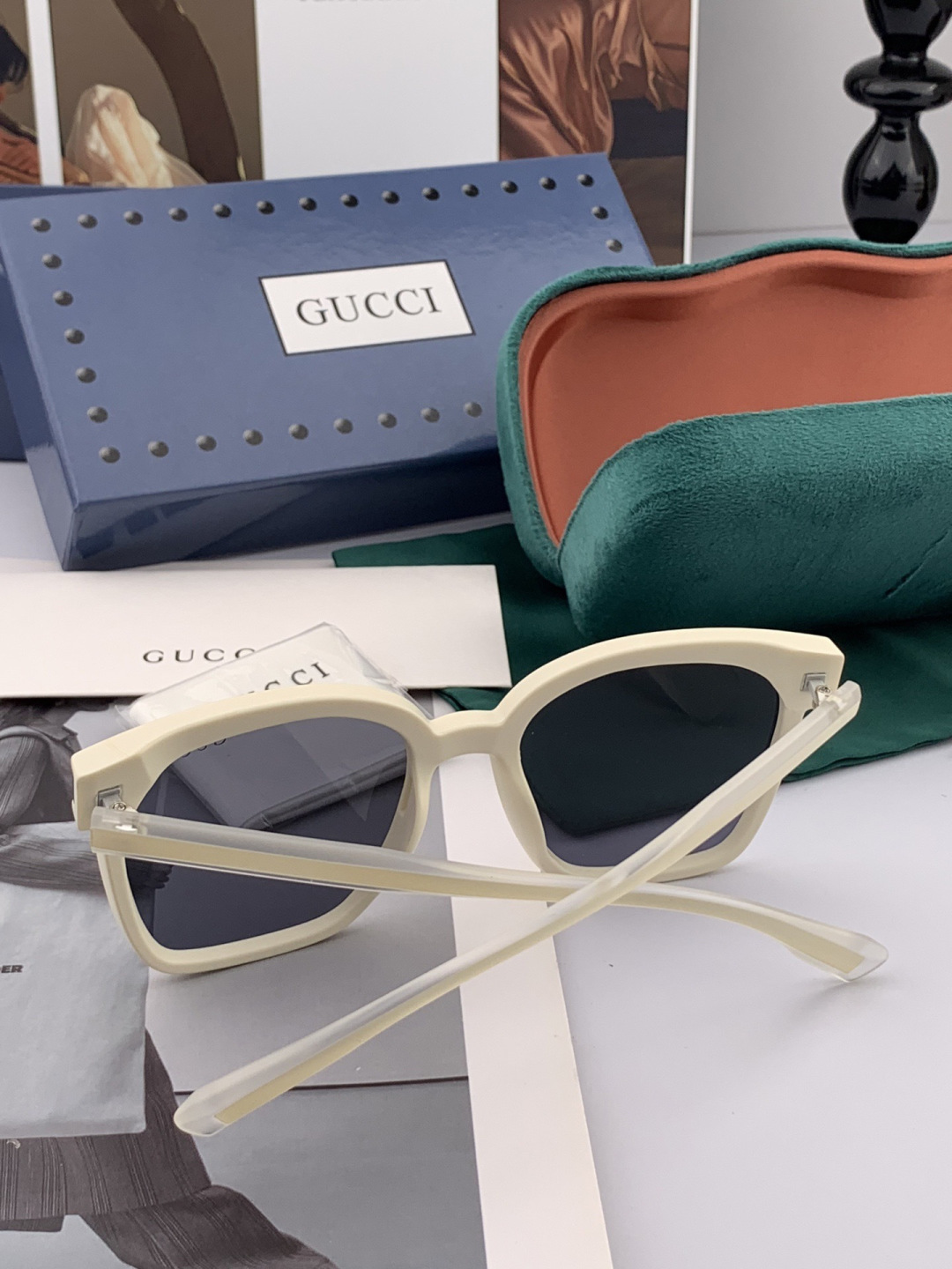 新款！新款出货！女士高清加厚偏光太阳镜🕶️ 🎉💍新款GUCCI偏光太阳镜[得意]开车驾驶镜时尚墨镜💐💐🌸