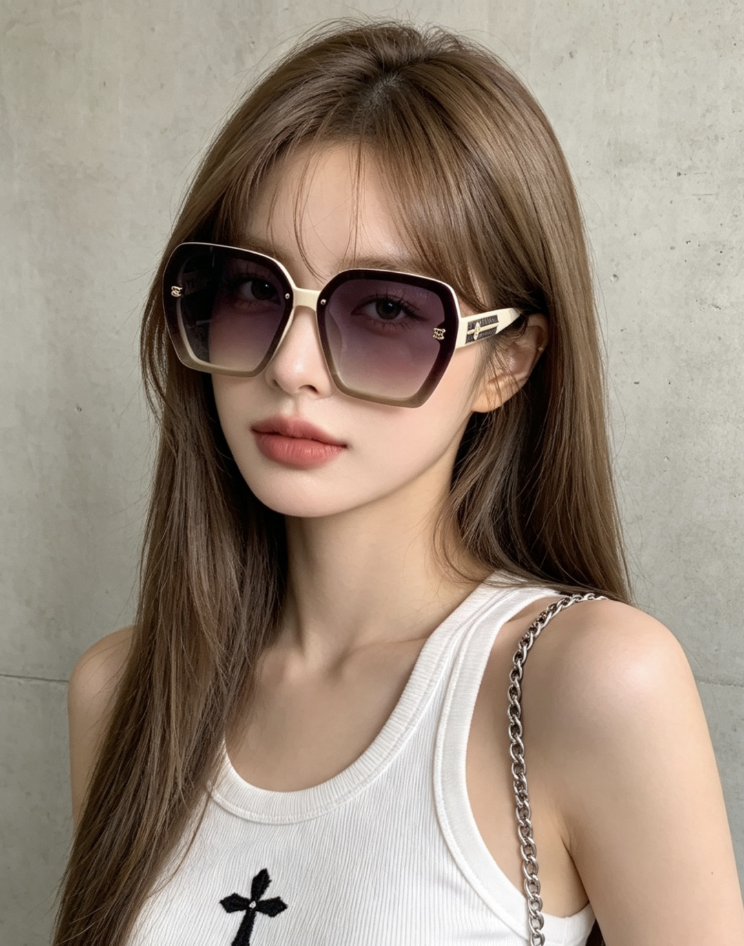 【CHANEL】香奈儿 新款潮流爆款 时尚方框太阳镜 佩戴舒适 网红潮款墨镜 女士高清加厚偏光太阳镜🕶️