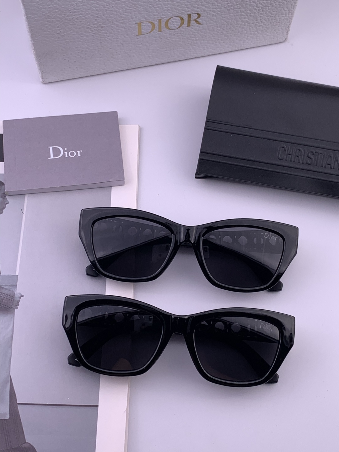 【DIOR】新款潮流爆款 时尚太阳镜 佩戴舒适 网红潮款墨镜 女士高清加厚偏光太阳镜🕶️ 🎉高品质TR镜