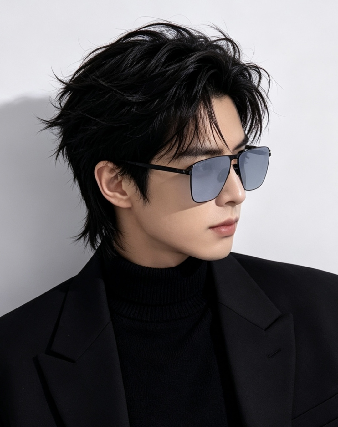 GUCCI 男款炫彩飞行员偏光太阳镜 ❤️材质：高清尼龙加厚卡槽高清偏光镜片 🌹无边框镜架💕颜👍型号：G