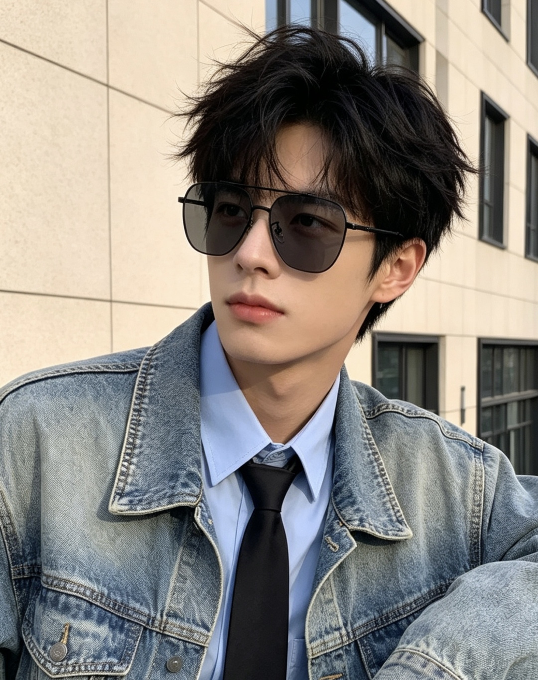 LV 男款炫彩飞行员偏光太阳镜 ❤️材质：高清尼龙加厚卡槽高清偏光镜片 🌹无边框镜架💕颜👍型号：L189
