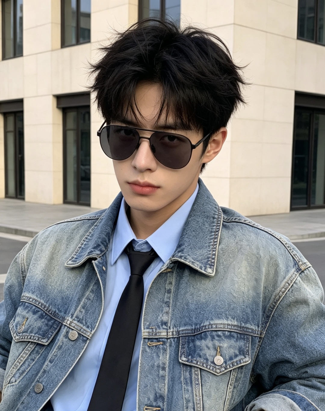 LV 男款炫彩飞行员偏光太阳镜 ❤️材质：高清尼龙加厚卡槽高清偏光镜片 🌹无边框镜架💕颜👍型号：L522