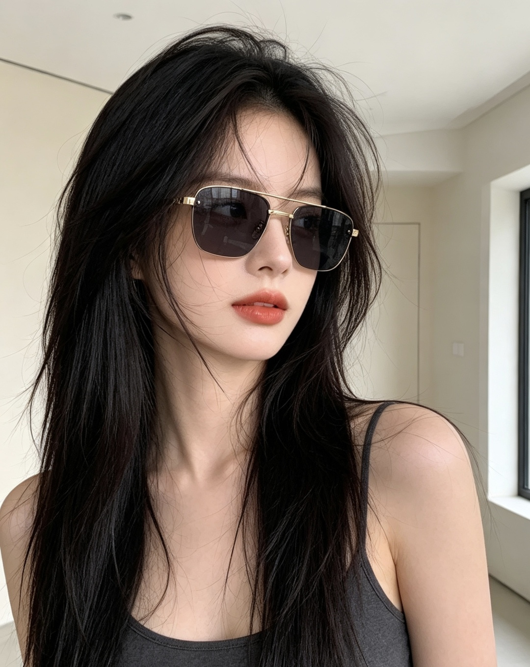 GUCC*。高品质男女款”太阳镜。 开车钓鱼都可。百搭显瘦墨镜韩版男士飞行员大框司机开车防紫外线太阳镜，