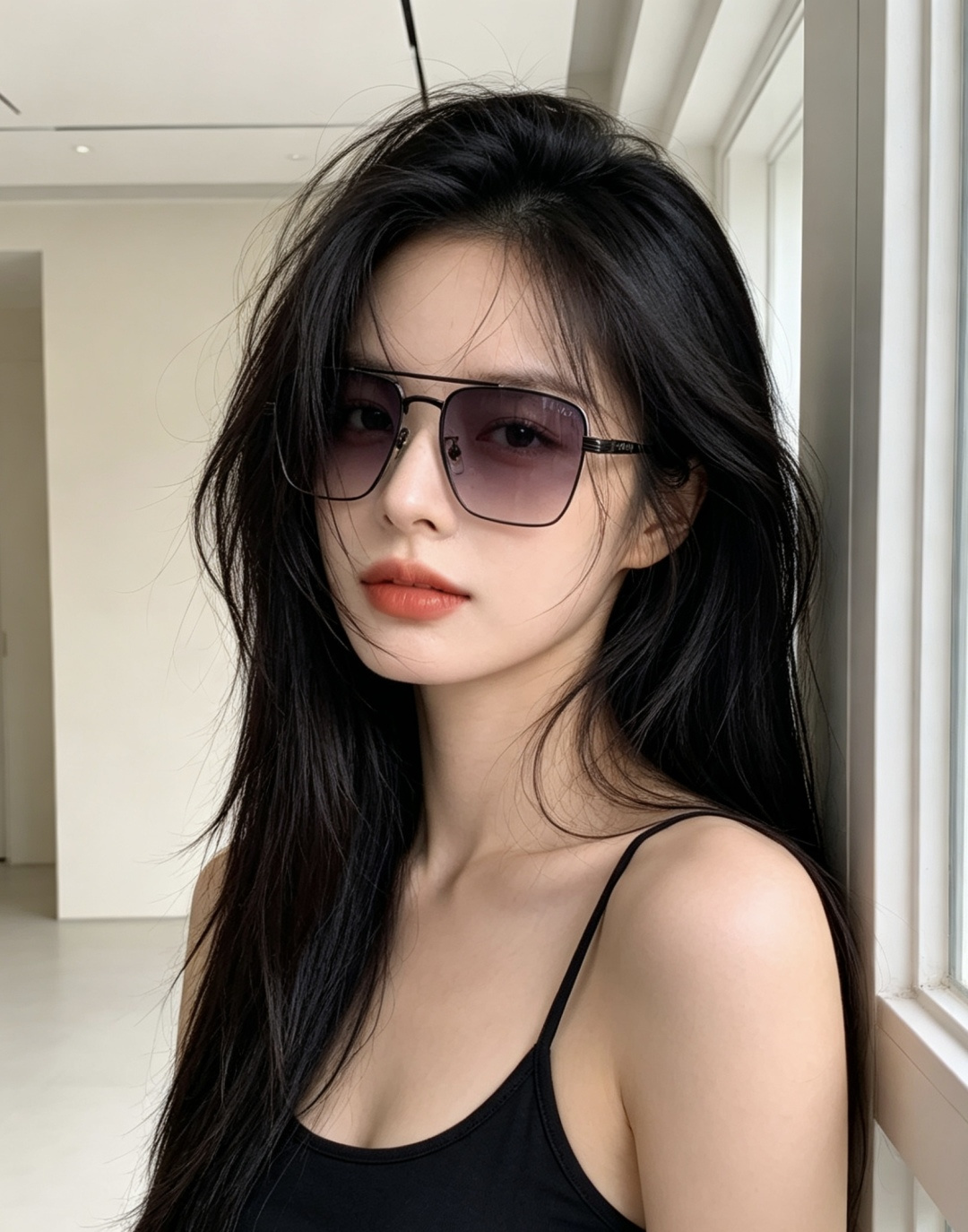 GUCC*。高品质男女款”太阳镜。 开车钓鱼都可。百搭显瘦墨镜韩版男士飞行员大框司机开车防紫外线太阳镜，