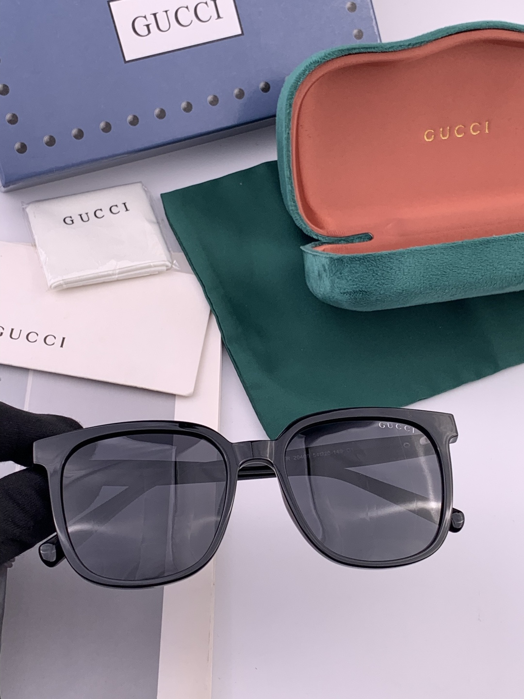 🔺 【GUCCI-偏光太阳镜】开春新款 潮流爆款 时尚偏光太阳镜 高品质 佩戴舒适 网红潮款墨镜 女士高