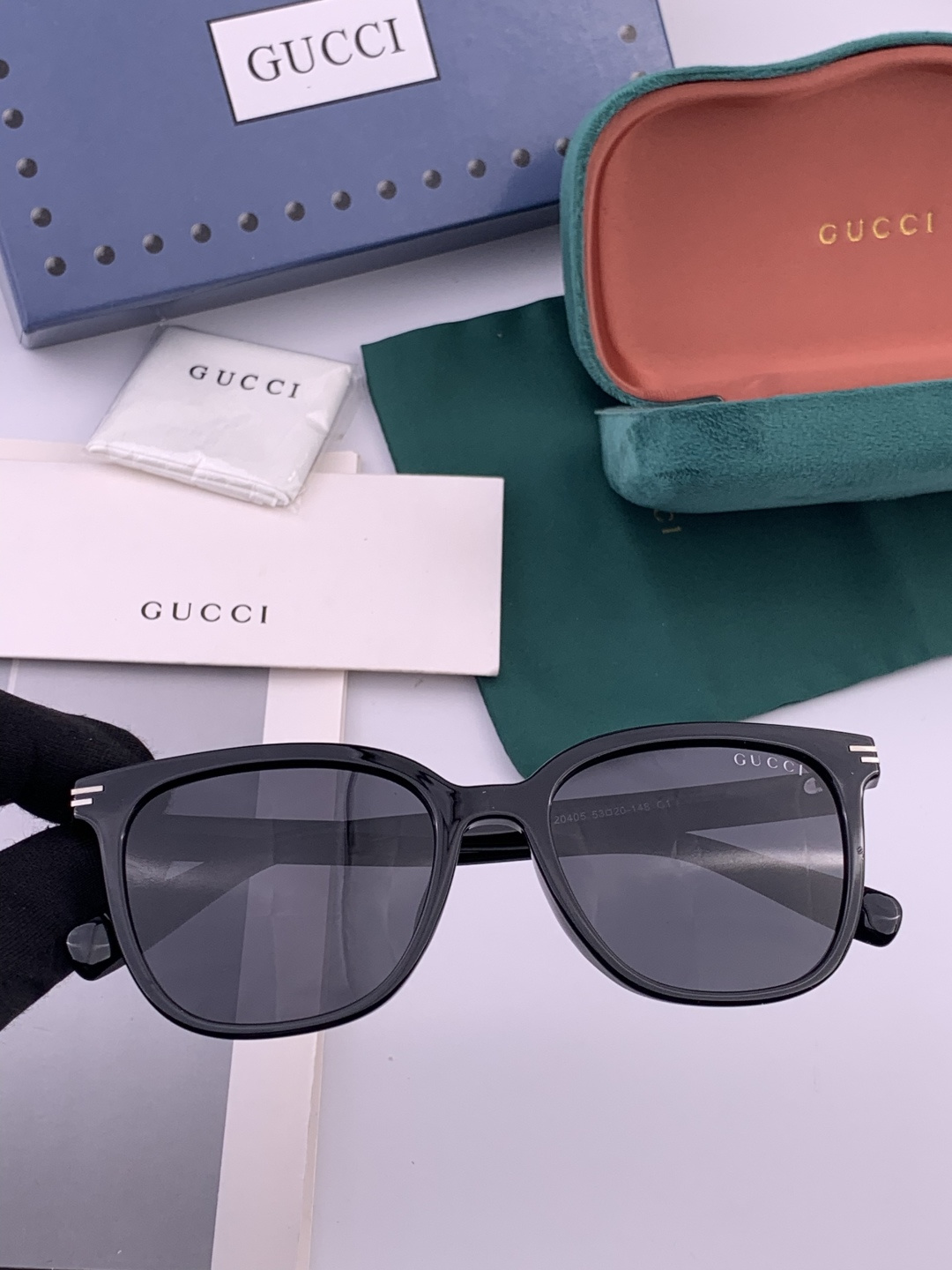 🔺 【GUCCI-偏光太阳镜】开春新款 潮流爆款 时尚偏光太阳镜 高品质 佩戴舒适 网红潮款墨镜 女士高