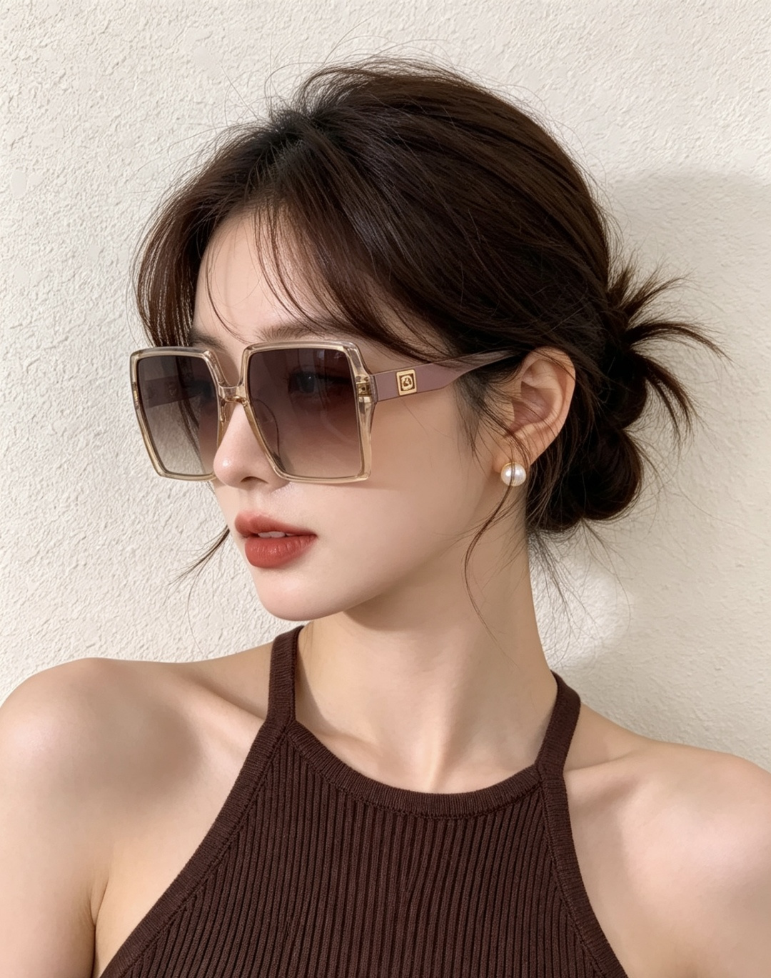 新款！新款出货！女士高清加厚偏光太阳镜🕶️ 🎉💍新款GUCCI偏光太阳镜[得意]开车驾驶镜时尚墨镜💐💐🌸