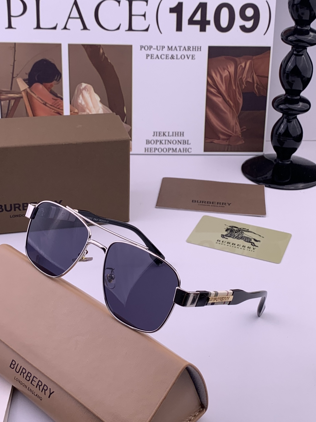 BURBERRY 巴宝莉 男士太阳眼镜 🕶🕶正版蛤蟆 太阳镜💋💋👣👣 高品质 不挑脸 火的狠 🍁🍁💯💯🐝