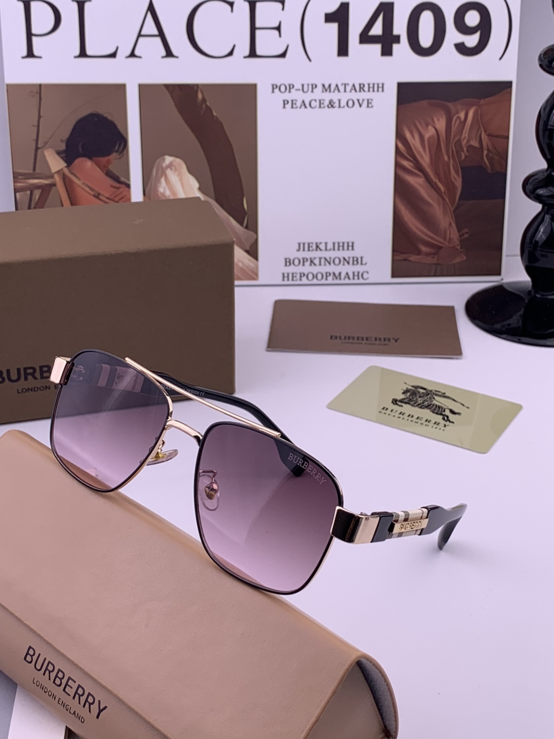 BURBERRY 巴宝莉 男士太阳眼镜 🕶🕶正版蛤蟆 太阳镜💋💋👣👣 高品质 不挑脸 火的狠 🍁🍁💯💯🐝