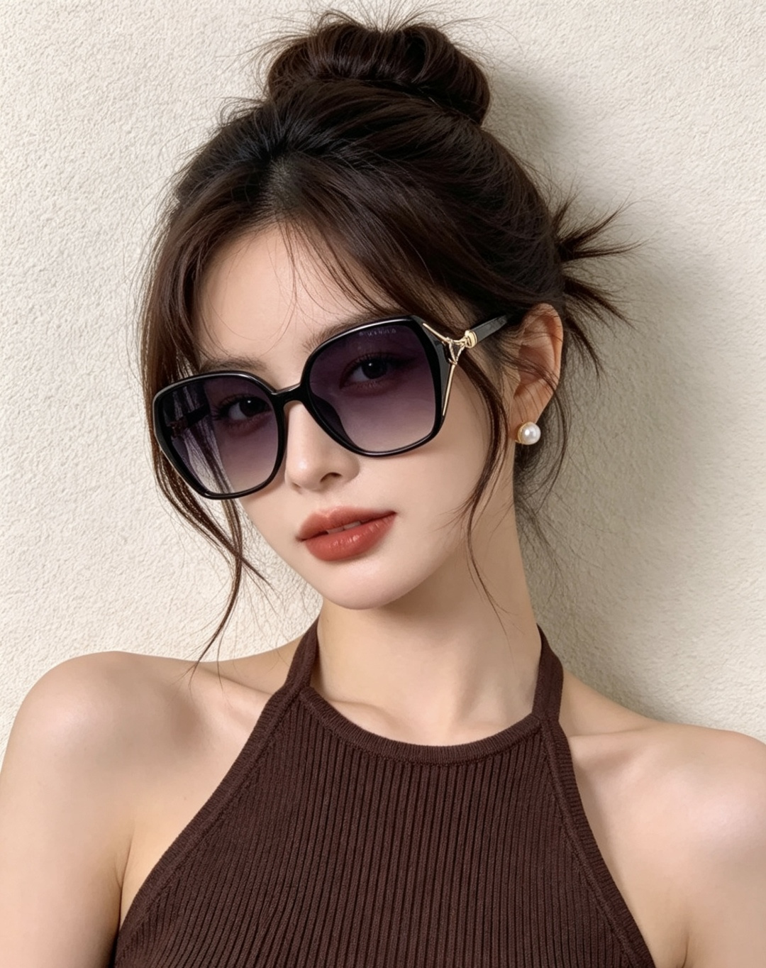 【CHANEL】香奈儿 新款潮流爆款 时尚方框太阳镜 佩戴舒适 网红潮款墨镜 女士高清加厚偏光太阳镜🕶️