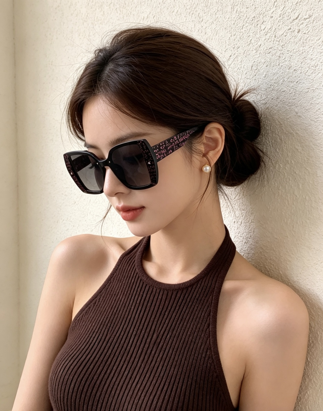 【CHANEL】香奈儿 新款潮流爆款 时尚方框太阳镜 佩戴舒适 网红潮款墨镜 女士高清加厚偏光太阳镜🕶️