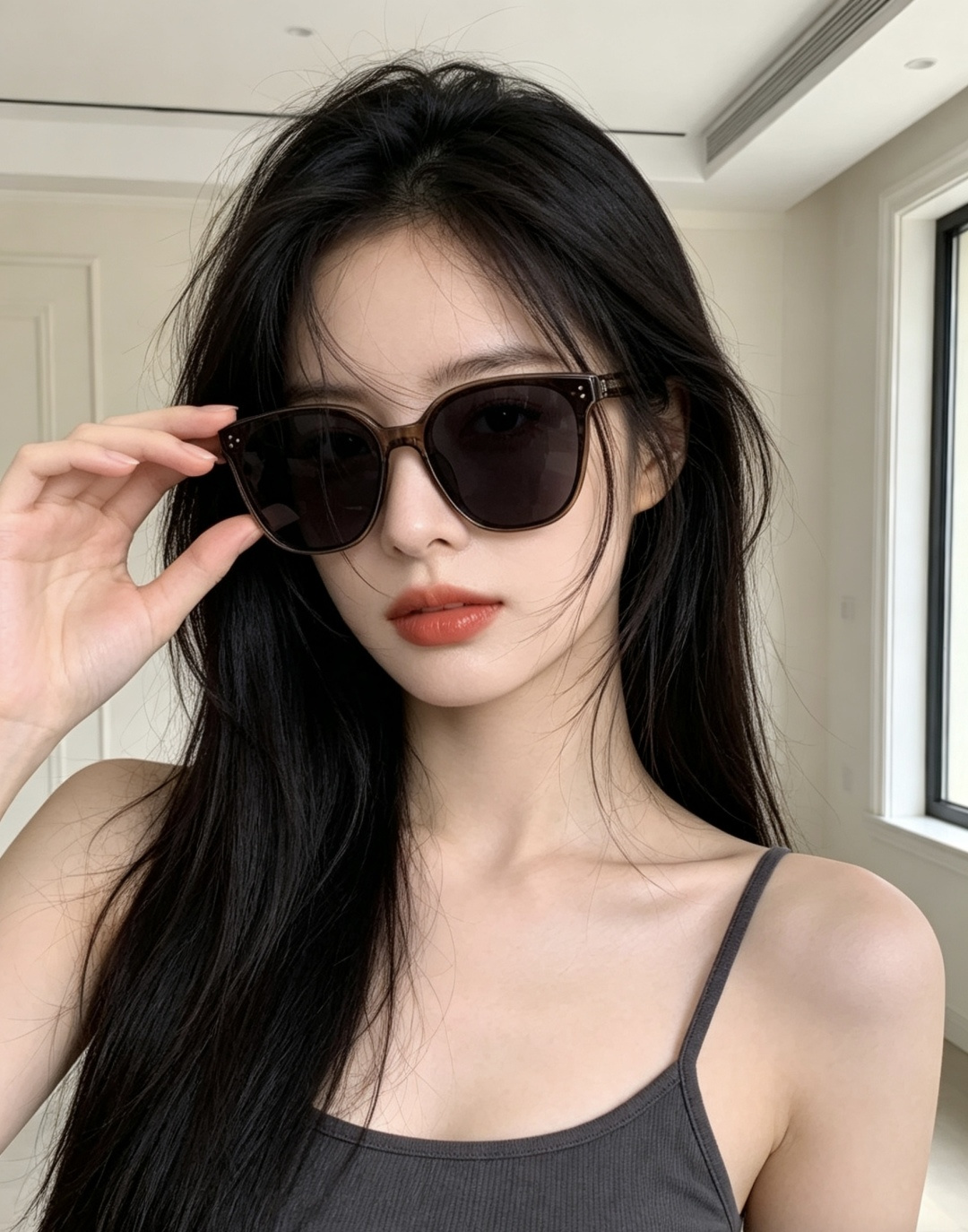 🔺 【GUCCI-偏光太阳镜】开春新款 潮流爆款 时尚偏光太阳镜 高品质 佩戴舒适 网红潮款墨镜 女士高