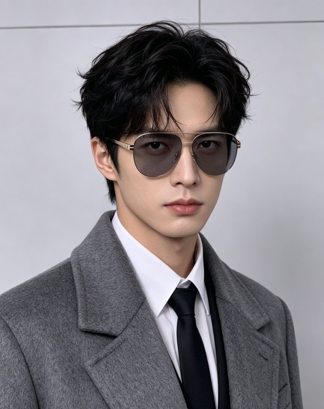 DIOR-迪奥 新款超轻无螺丝压不坏系列情侣款太阳镜高清尼龙镜片 商务旅行版 绅士高清太阳眼镜 （舒适薄