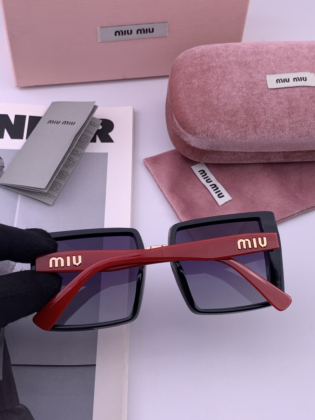 MIUMIU/缪缪🖇🖇开春新款🌟闪耀新款璀璨登台 ❤❤太阳镜潮品 精致个性设计简约时尚 专柜品质值得拥有