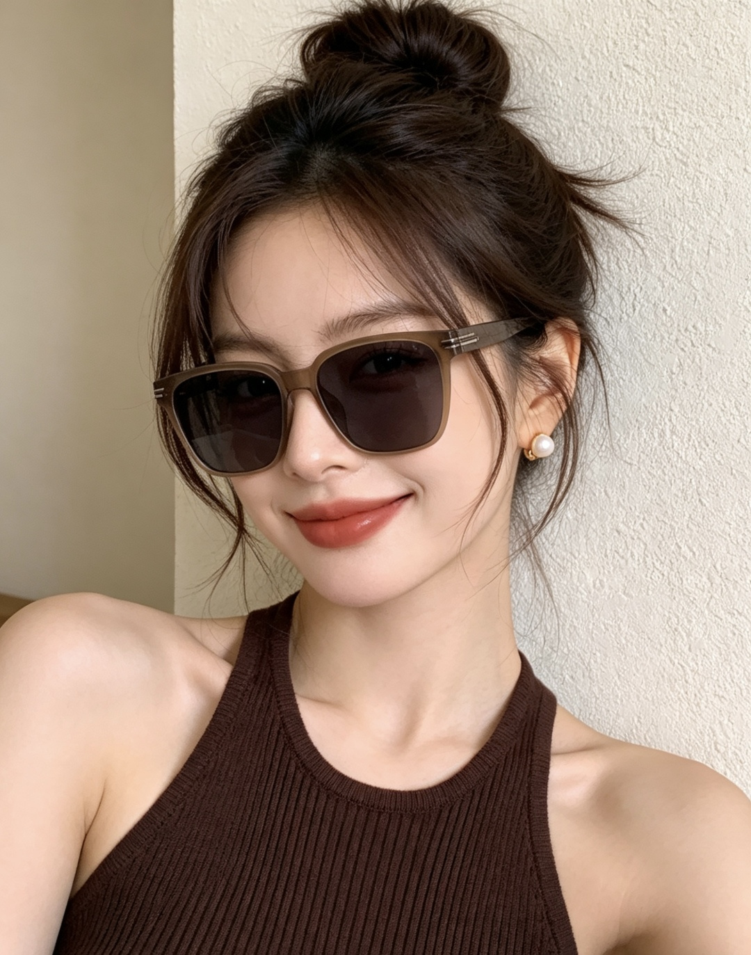 🔺 【GUCCI-偏光太阳镜】开春新款 潮流爆款 时尚偏光太阳镜 高品质 佩戴舒适 网红潮款墨镜 女士高