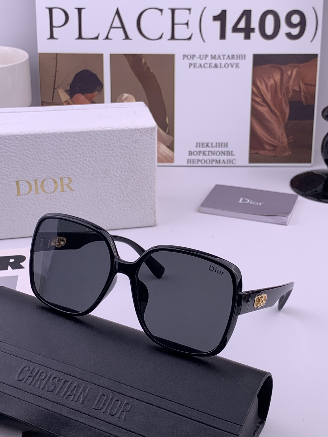 🔺 【DIOR-迪奥】开春新款 潮流爆款 时尚尼龙偏光太阳镜 高品质 佩戴舒适 网红潮款墨镜 型号：D3