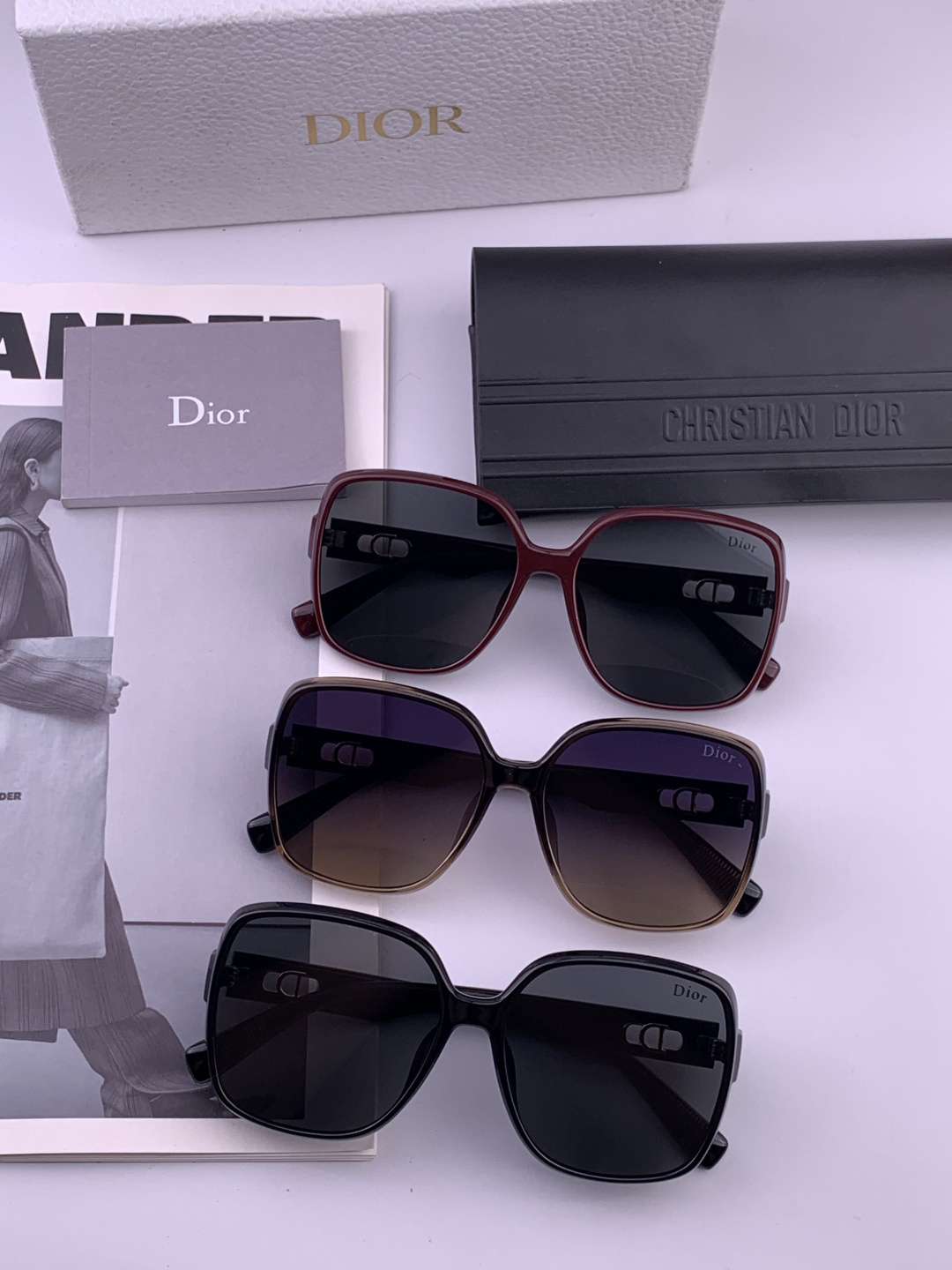 🔺 【DIOR-迪奥】开春新款 潮流爆款 时尚尼龙偏光太阳镜 高品质 佩戴舒适 网红潮款墨镜 型号：D3