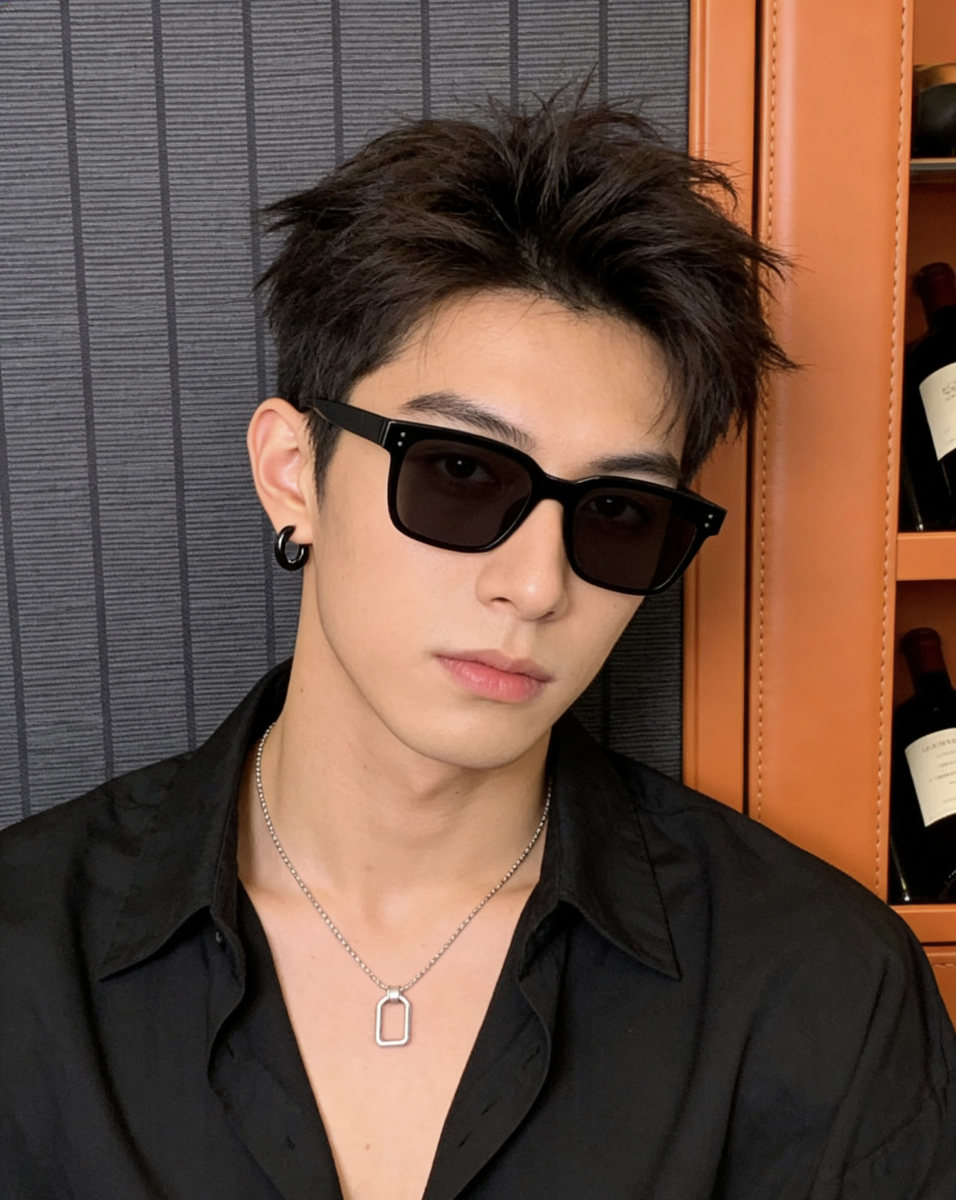 GUCCI 新款连体尼龙偏光太眼镜，情侣款时尚方框太阳镜佩戴舒适网红潮流款墨镜，大气女人范儿，大脸小脸都