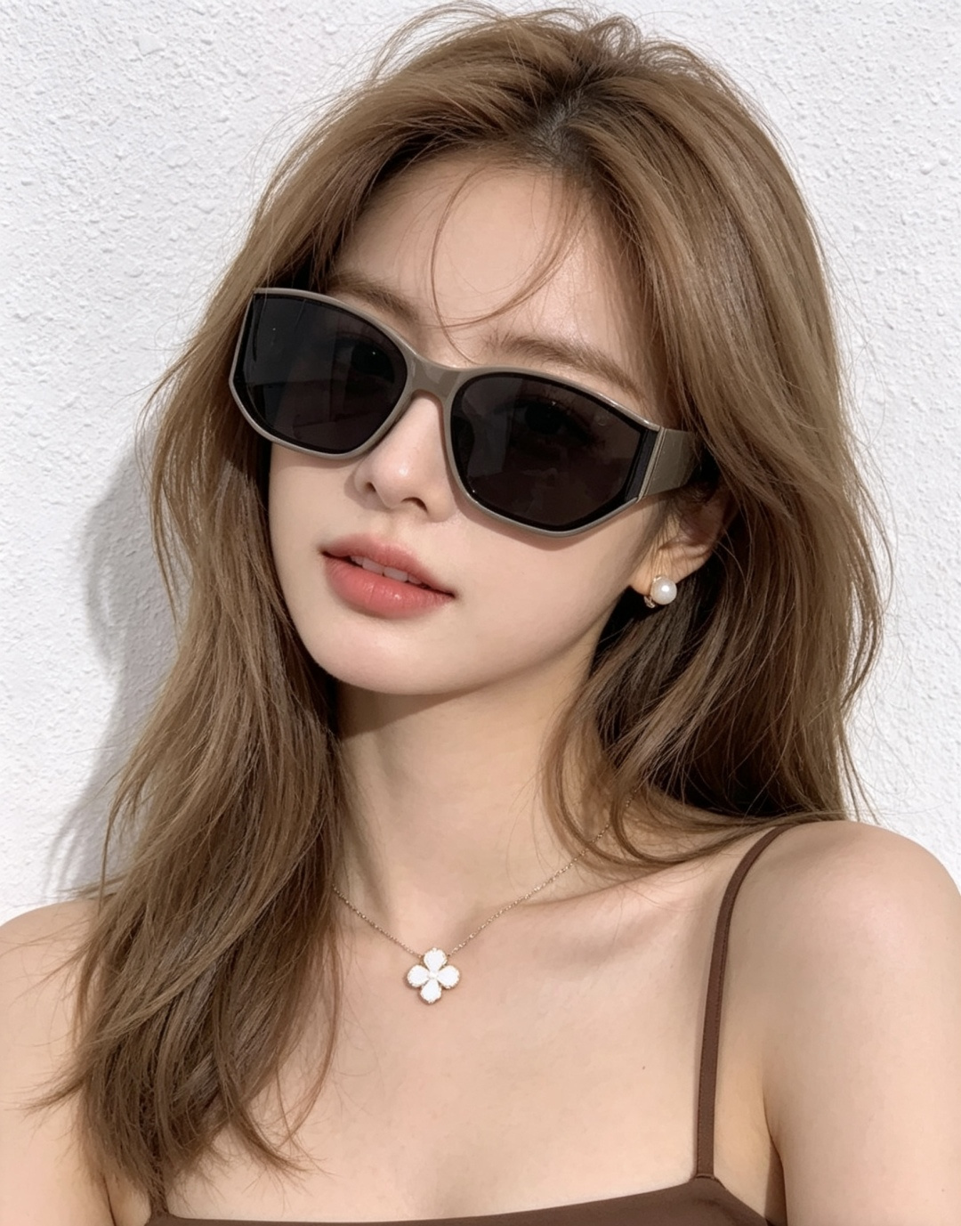 🔺 【GUCCI】开春新款 潮流爆款 时尚方框偏光太阳镜 高品质 佩戴舒适 网红潮款墨镜 女士高清尼龙偏