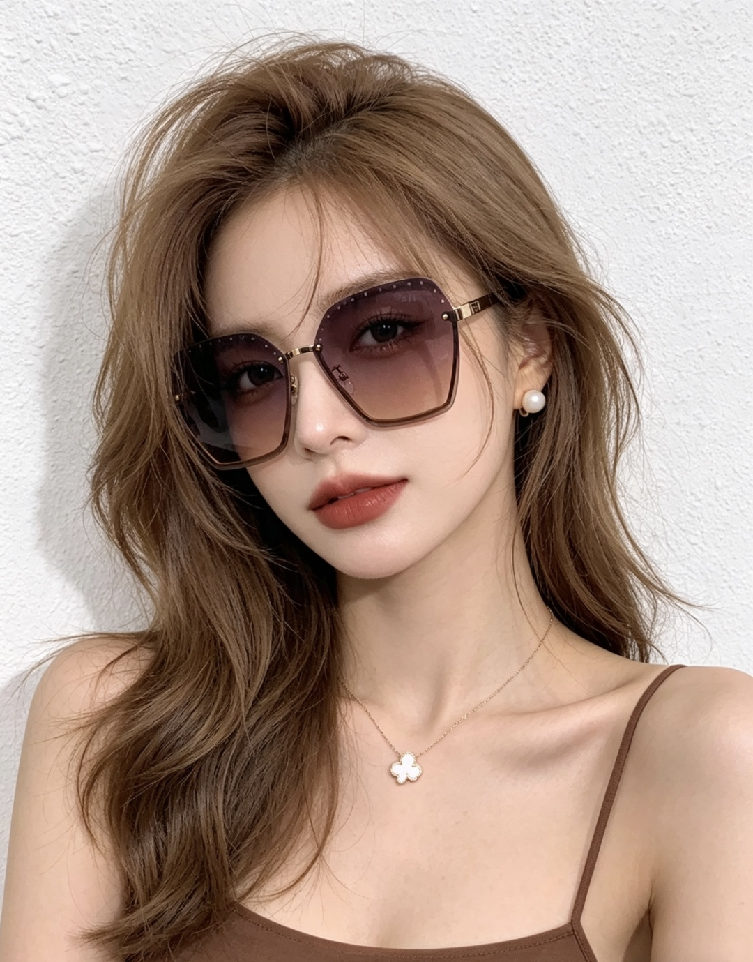 GUCCI🌋☔️时尚无框太阳镜镜片 顶级奢侈品[强] 高品质[胜利][亲亲]🍦🍨 [得意] 气质非凡😄 