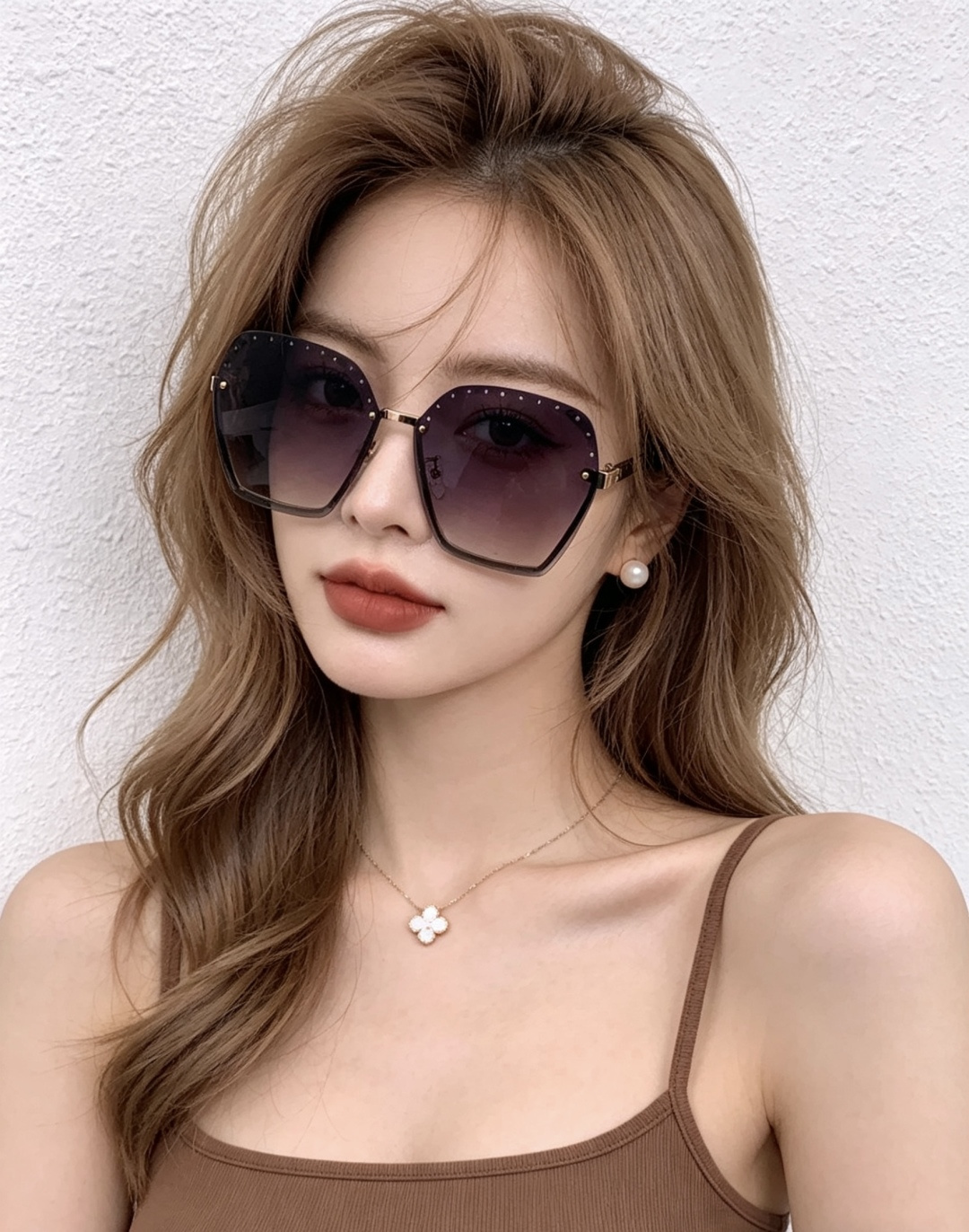 GUCCI🌋☔️时尚无框太阳镜镜片 顶级奢侈品[强] 高品质[胜利][亲亲]🍦🍨 [得意] 气质非凡😄 