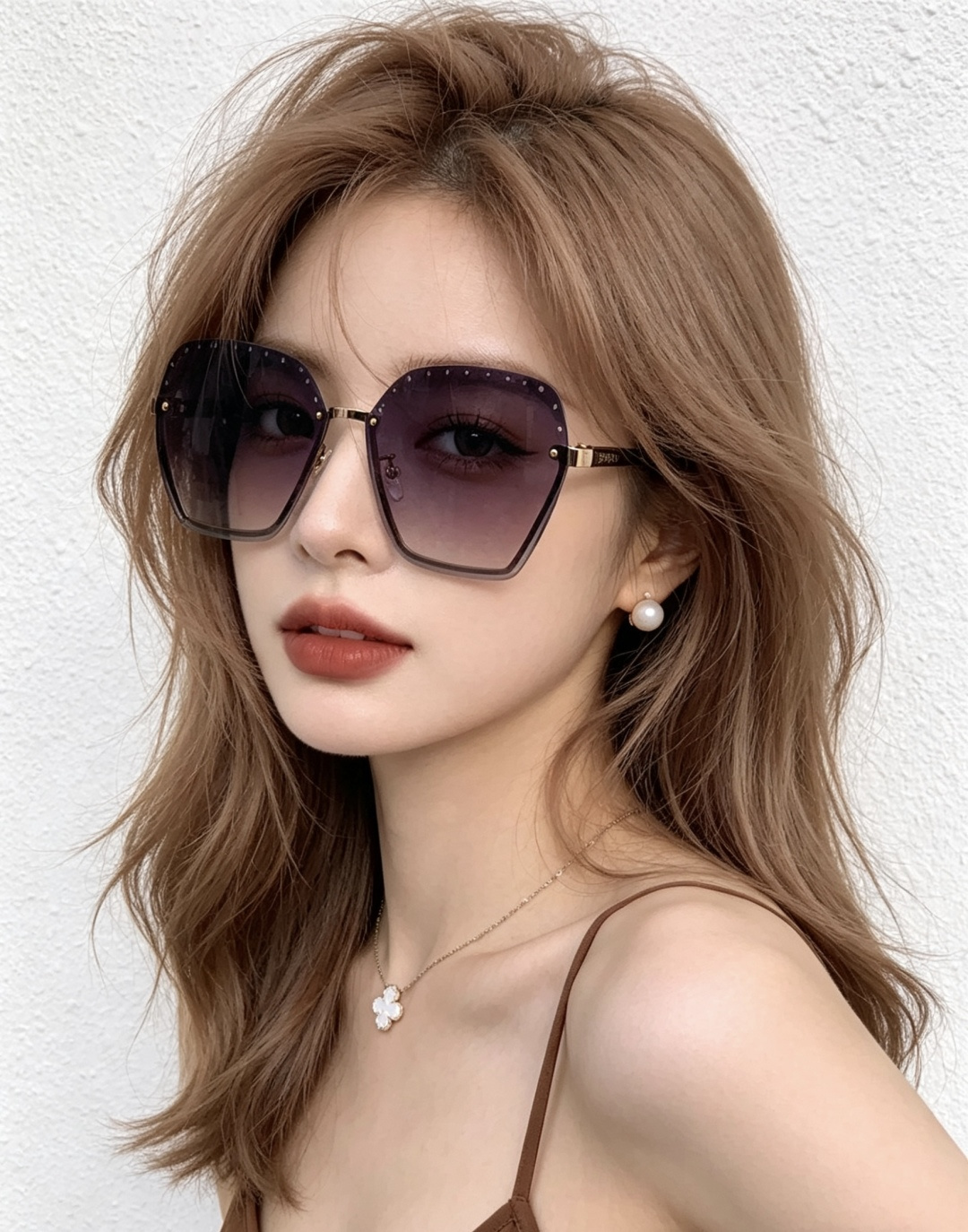 GUCCI🌋☔️时尚无框太阳镜镜片 顶级奢侈品[强] 高品质[胜利][亲亲]🍦🍨 [得意] 气质非凡😄 