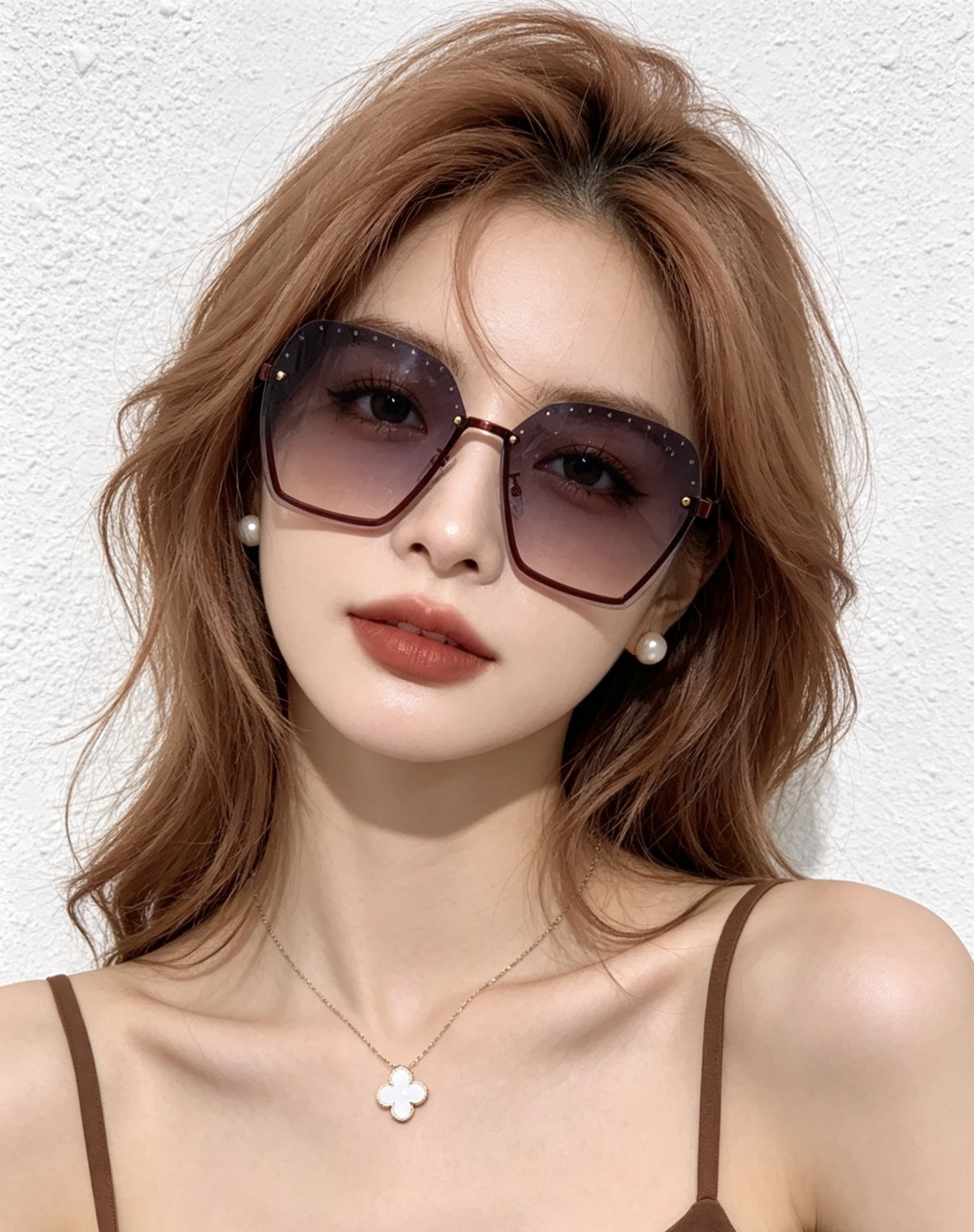 GUCCI🌋☔️时尚无框太阳镜镜片 顶级奢侈品[强] 高品质[胜利][亲亲]🍦🍨 [得意] 气质非凡😄 