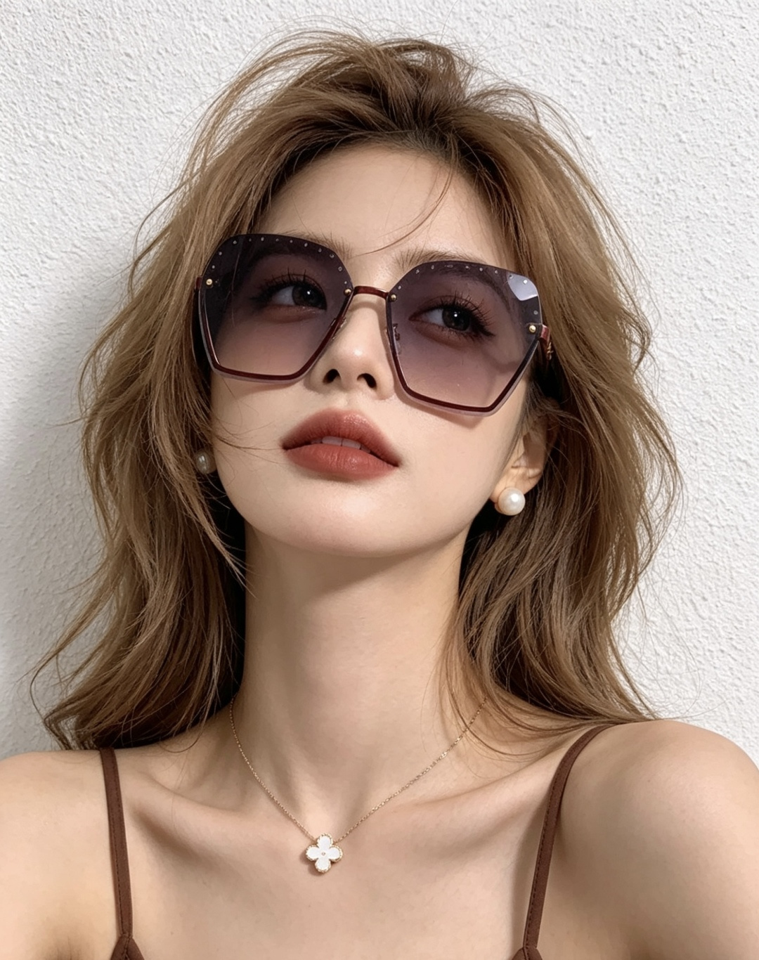 GUCCI🌋☔️时尚无框太阳镜镜片 顶级奢侈品[强] 高品质[胜利][亲亲]🍦🍨 [得意] 气质非凡😄 