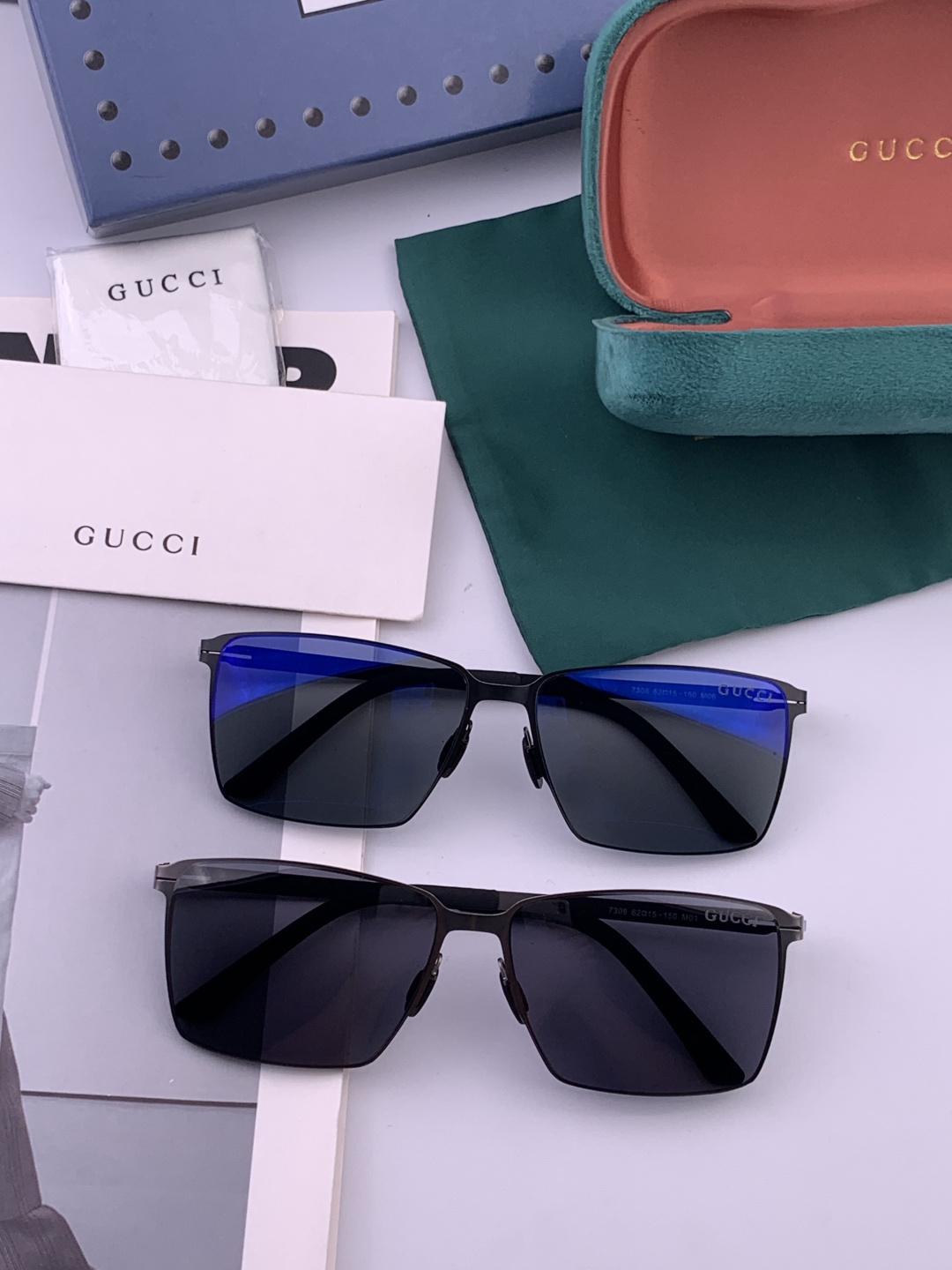 Gucci 春夏新款超轻无螺丝压不坏系列情侣款太阳镜高清尼龙镜片🦅完美品质，适合各种脸型，经典太阳镜亮相