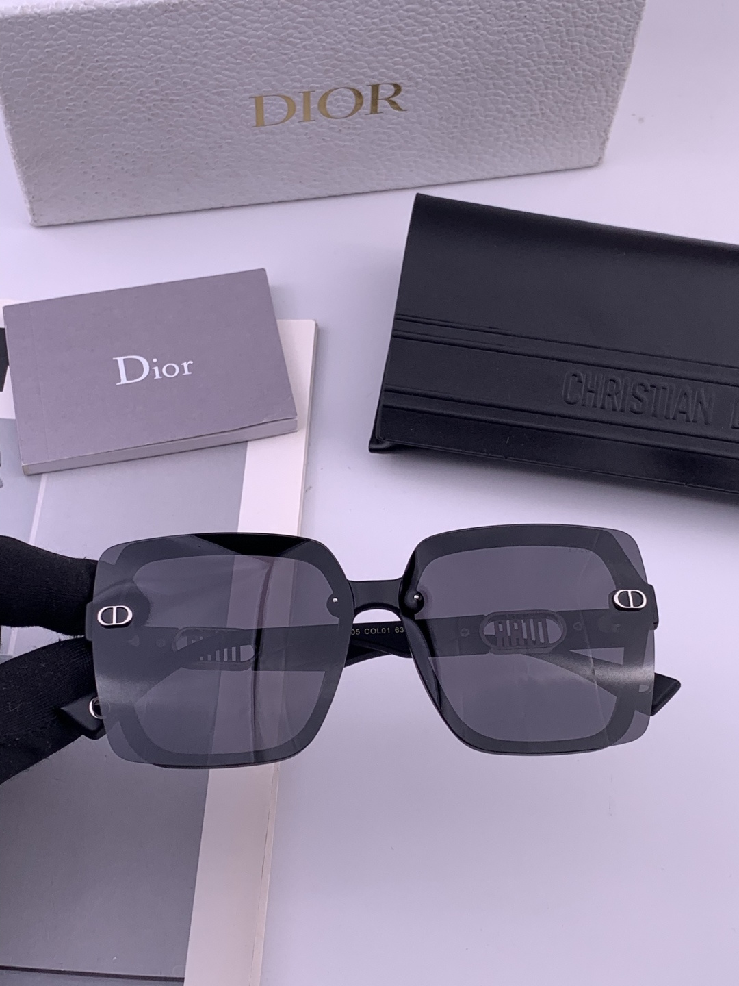 🔺 【DIOR-迪奥】开春新款 潮流爆款 时尚方框偏光太阳镜 高品质 佩戴舒适 网红潮款墨镜 女士高清加