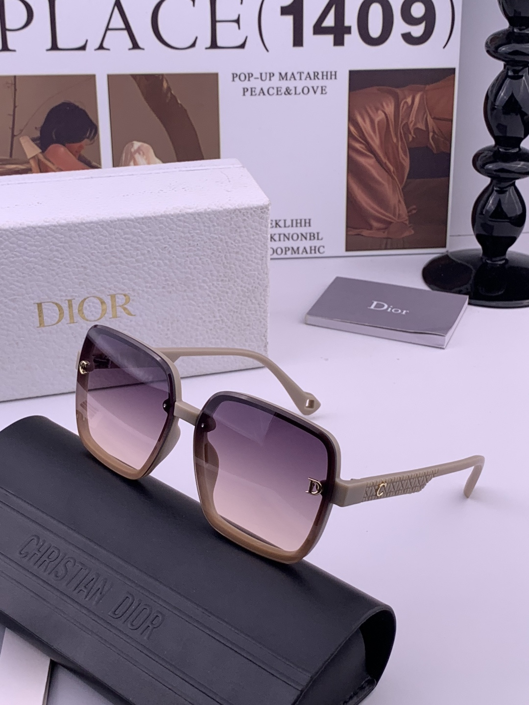 【DIOR】迪奥太阳镜 时尚造型 开车驾驶镜时尚墨镜🌸世界顶级奢华品牌，品质保证！😍😍经典款, 明星热爱