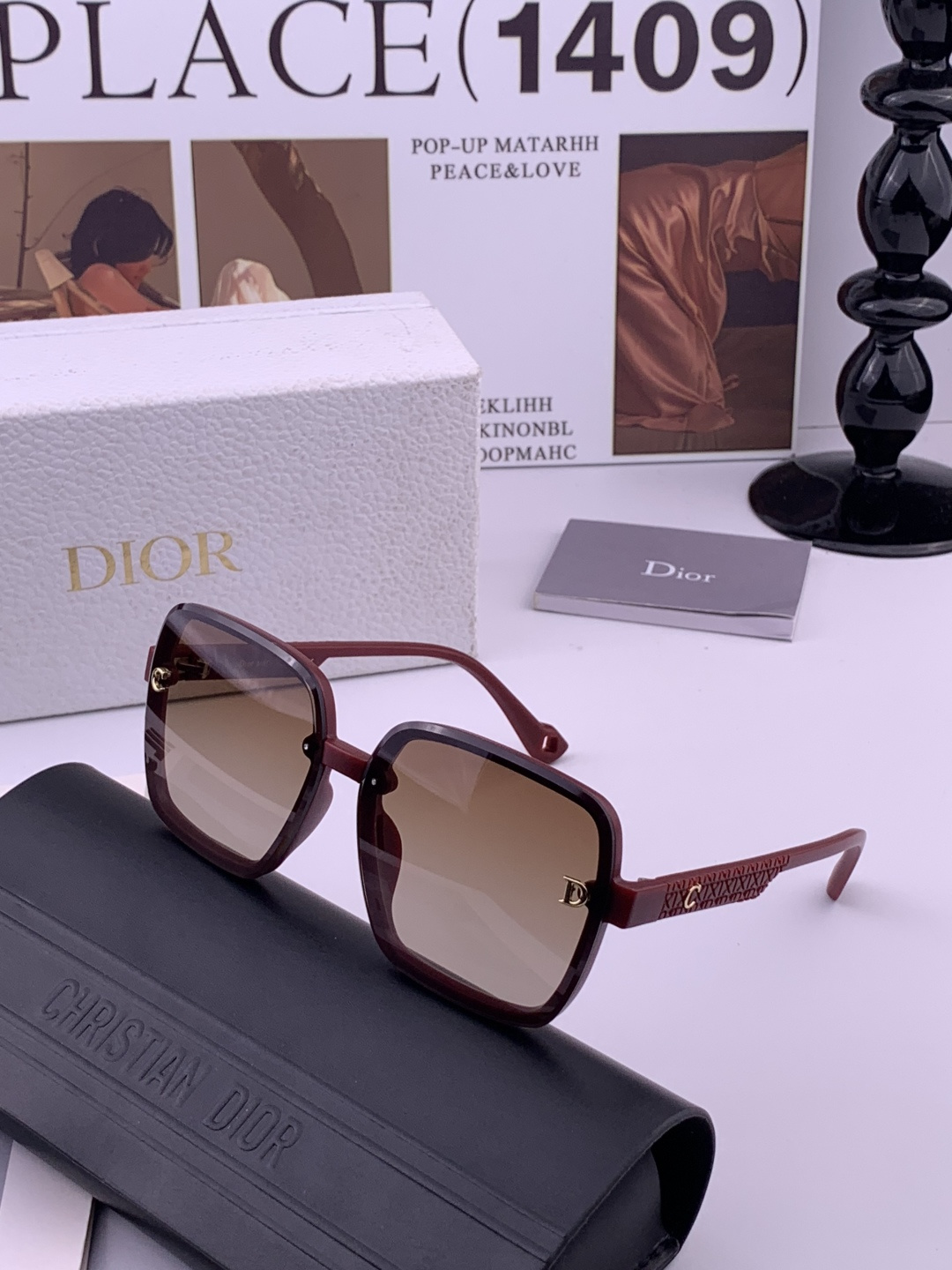 【DIOR】迪奥太阳镜 时尚造型 开车驾驶镜时尚墨镜🌸世界顶级奢华品牌，品质保证！😍😍经典款, 明星热爱