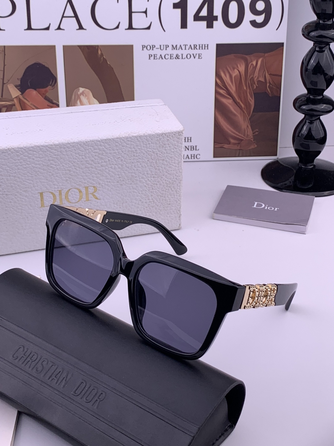 【DIOR】迪奥太阳镜 时尚造型 开车驾驶镜时尚墨镜🌸世界顶级奢华品牌，品质保证！😍😍经典款, 明星热爱