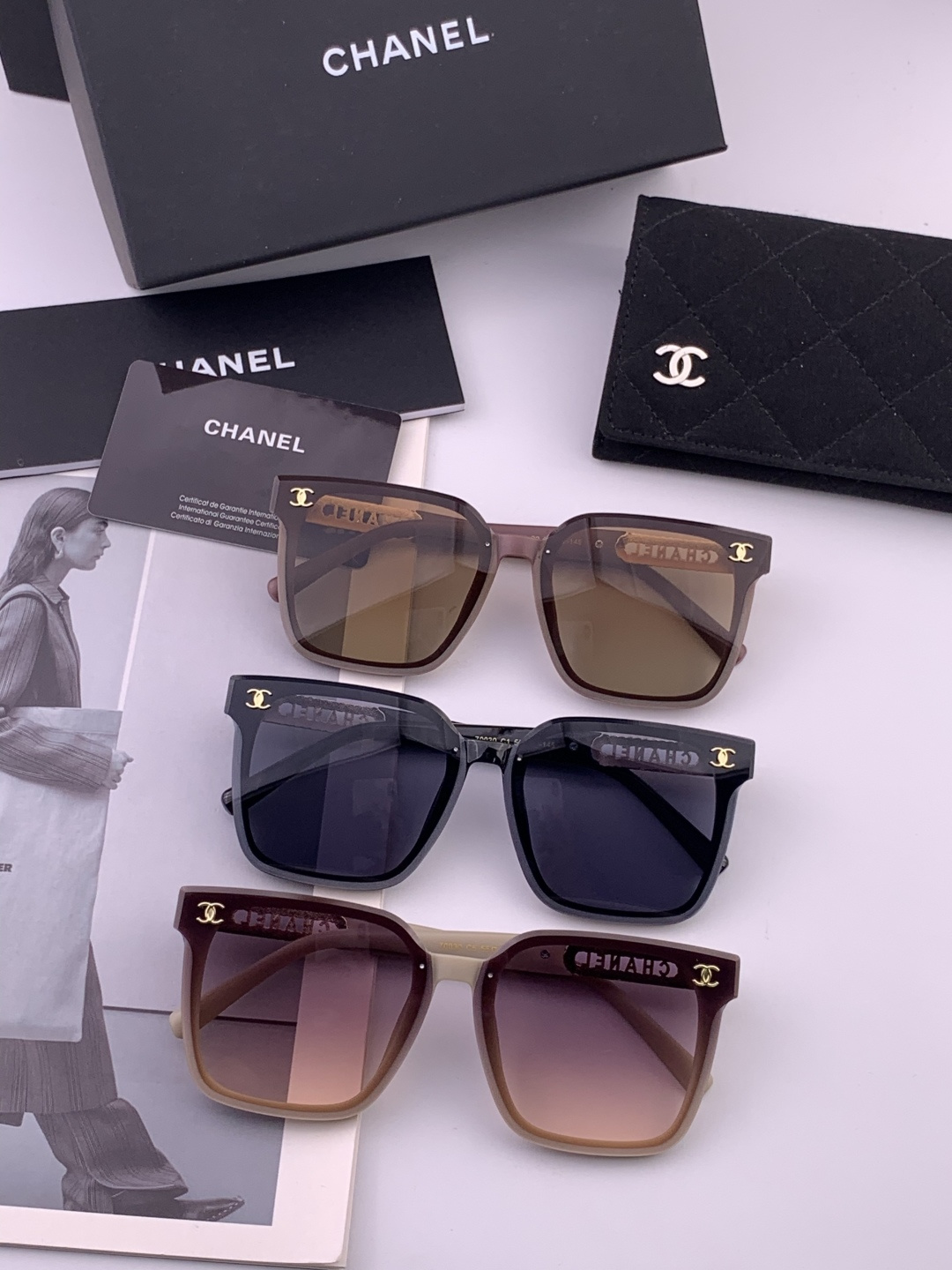 新品CHANEL 香奈儿太阳镜以独特魅力和前卫风格诠释春夏最新眼镜，质感超好佩带舒适 型号：CH0700