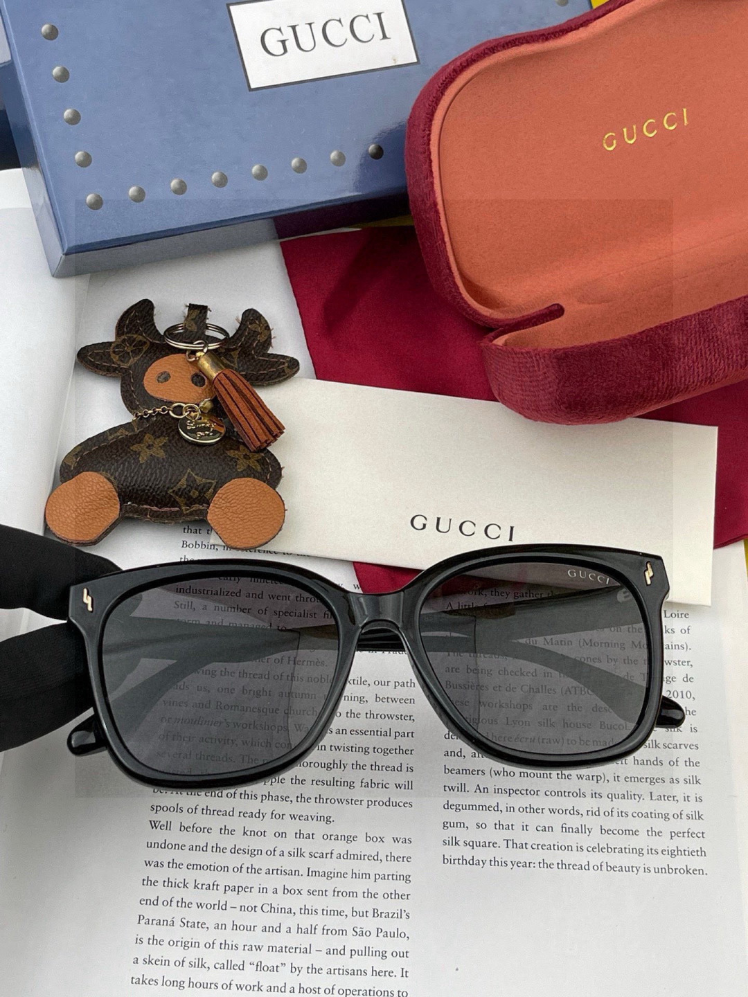 【TR偏光系列】Gucci 经典的大框设计，情侣款不挑脸型，无论搭配大衣还是连衣裙都非常显气质偏光镜片预
