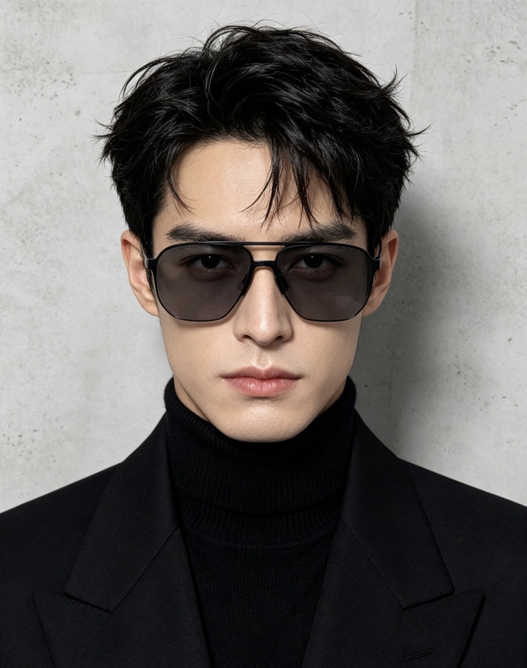 GUCCI 男款炫彩飞行员偏光太阳镜 ❤️材质：高清尼龙加厚卡槽高清偏光镜片 🌹无边框镜架💕颜👍型号：G