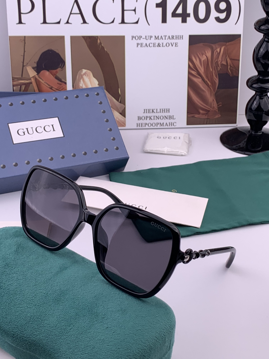 🔺Gucci🔻 古奇 新款太阳镜 精致优雅竹节设计 佩戴舒适值得推荐🔝🔝型号：G3612