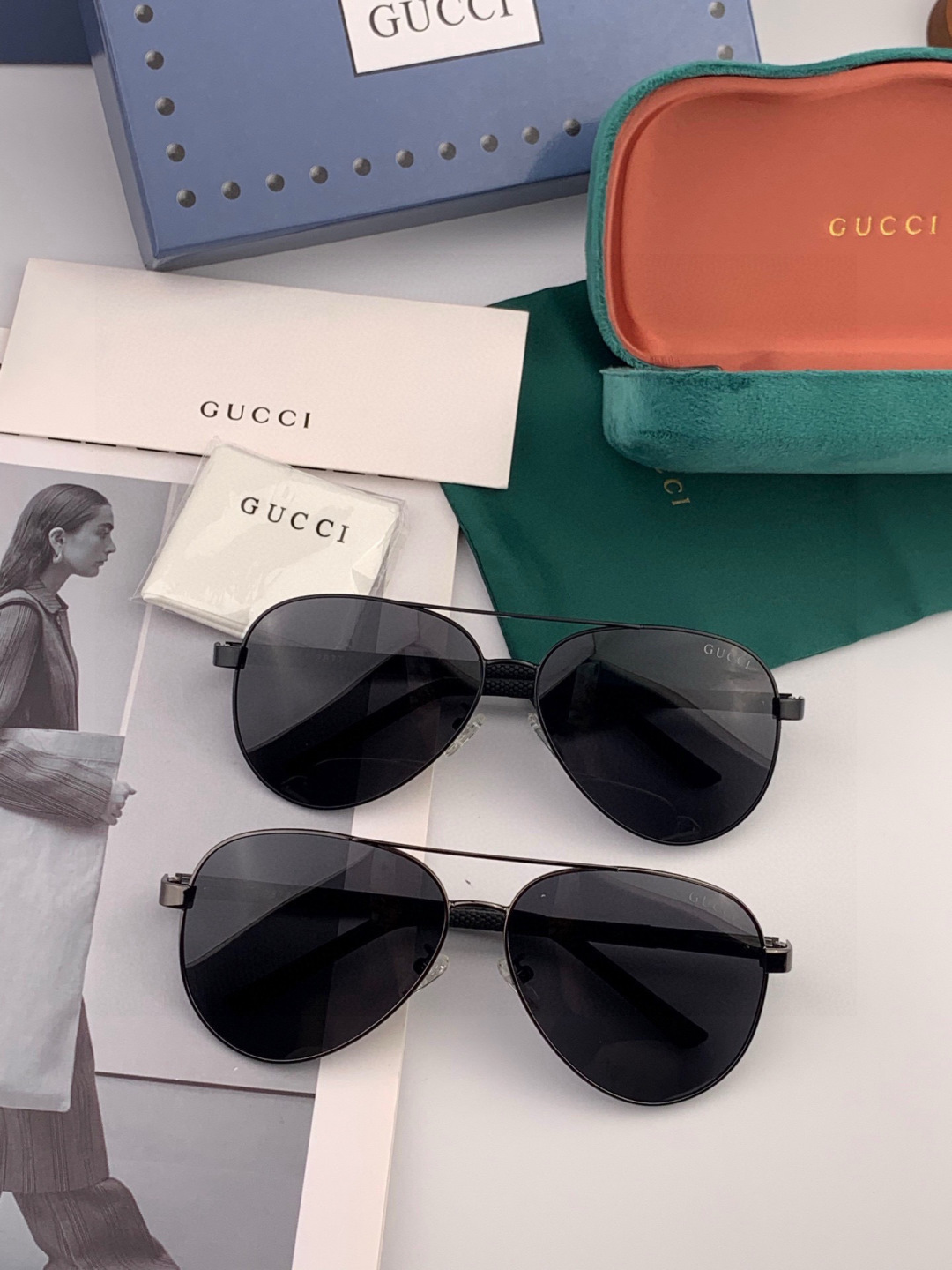 GUCCI 官网同步。 高品质男女款墨镜 👍 进口宝丽来偏光镜片 。蛤蟆镜 开车钓鱼都可 。型号：G72