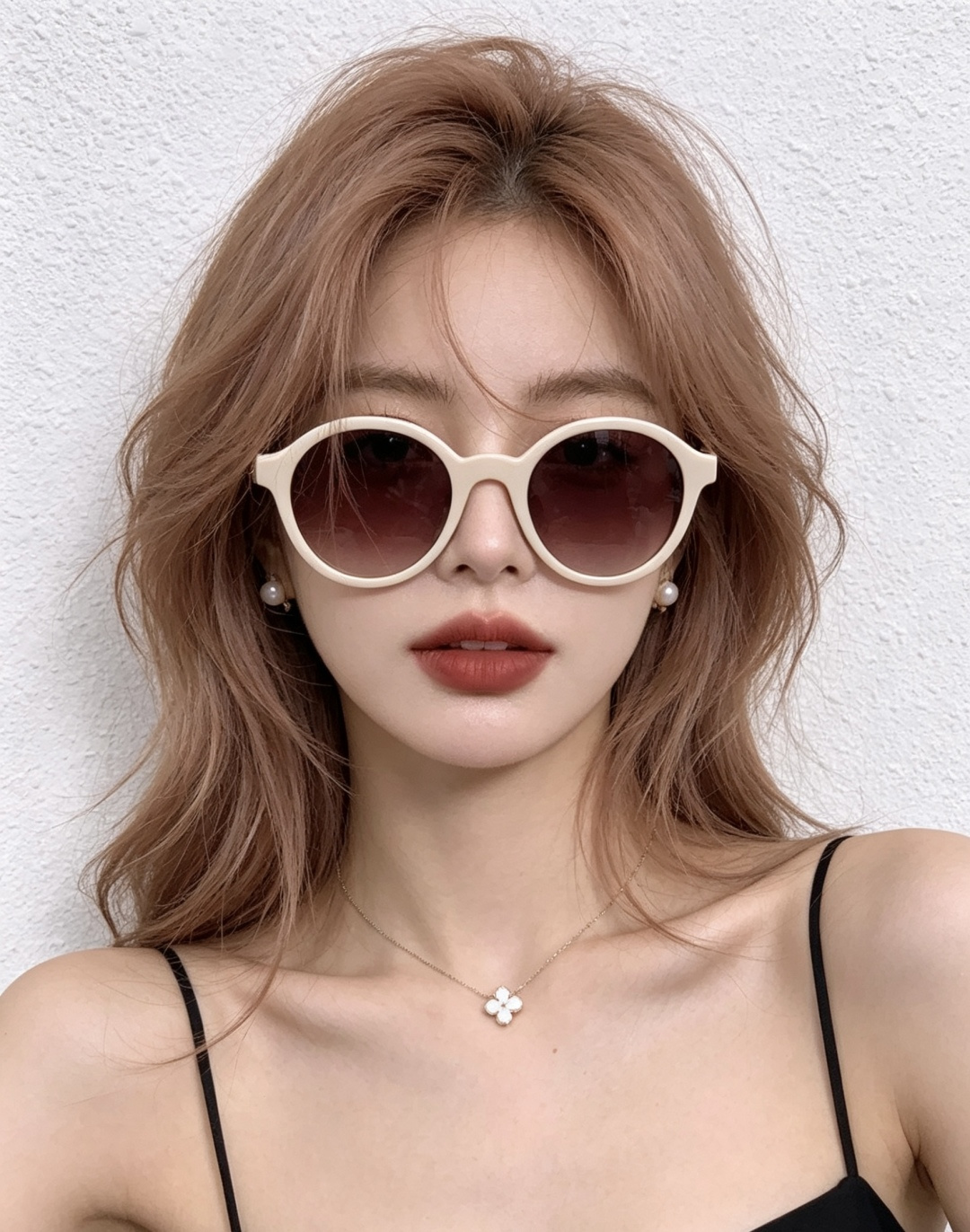 🔺 【GUCCI-偏光太阳镜】开春新款 潮流爆款 时尚圆框偏光太阳镜 高品质 佩戴舒适 网红潮款墨镜 女