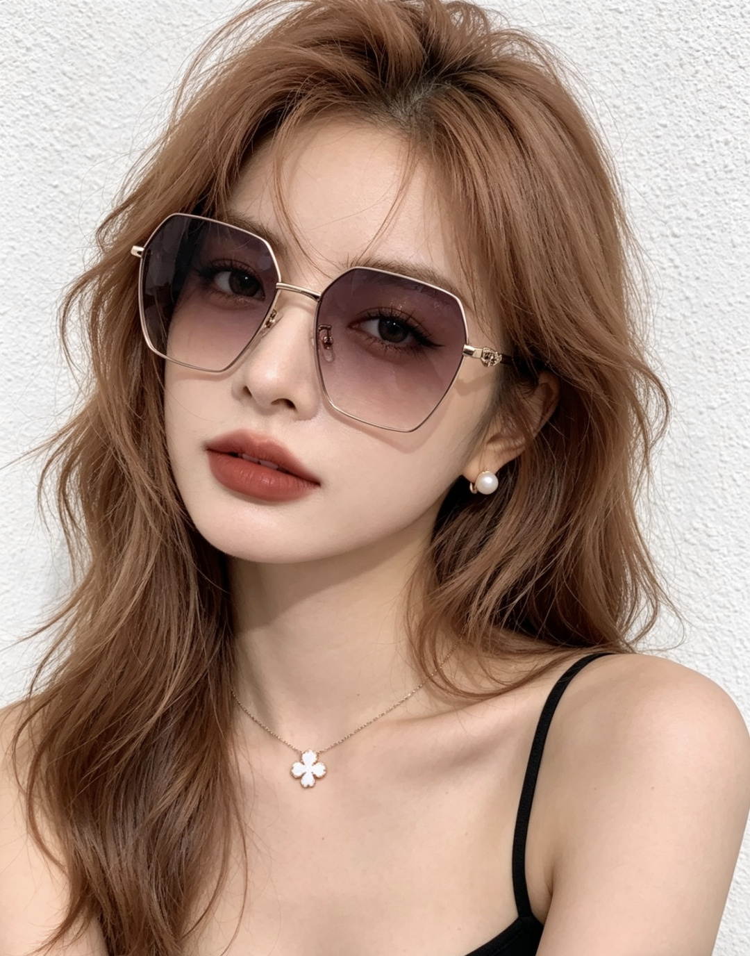 🔺 【GUCCI-偏光太阳镜】开春新款 潮流爆款 时尚圆框偏光太阳镜 高品质 佩戴舒适 网红潮款墨镜 女