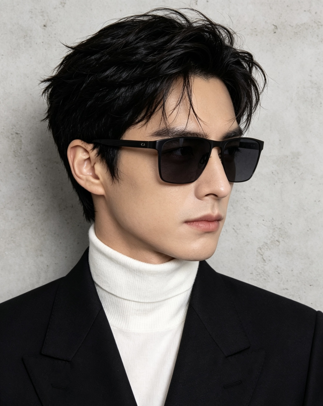 GUCCI 男款炫彩飞行员偏光太阳镜 ❤️材质：高清尼龙加厚卡槽高清偏光镜片 🌹无边框镜架💕颜👍型号：G