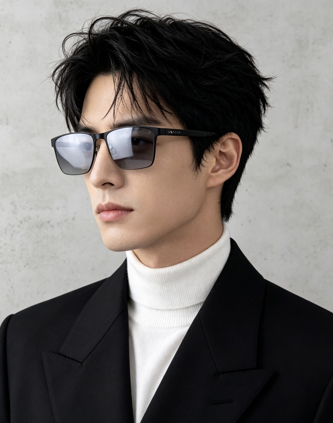 GUCCI 男款炫彩飞行员偏光太阳镜 ❤️材质：高清尼龙加厚卡槽高清偏光镜片 🌹无边框镜架💕颜👍型号：G