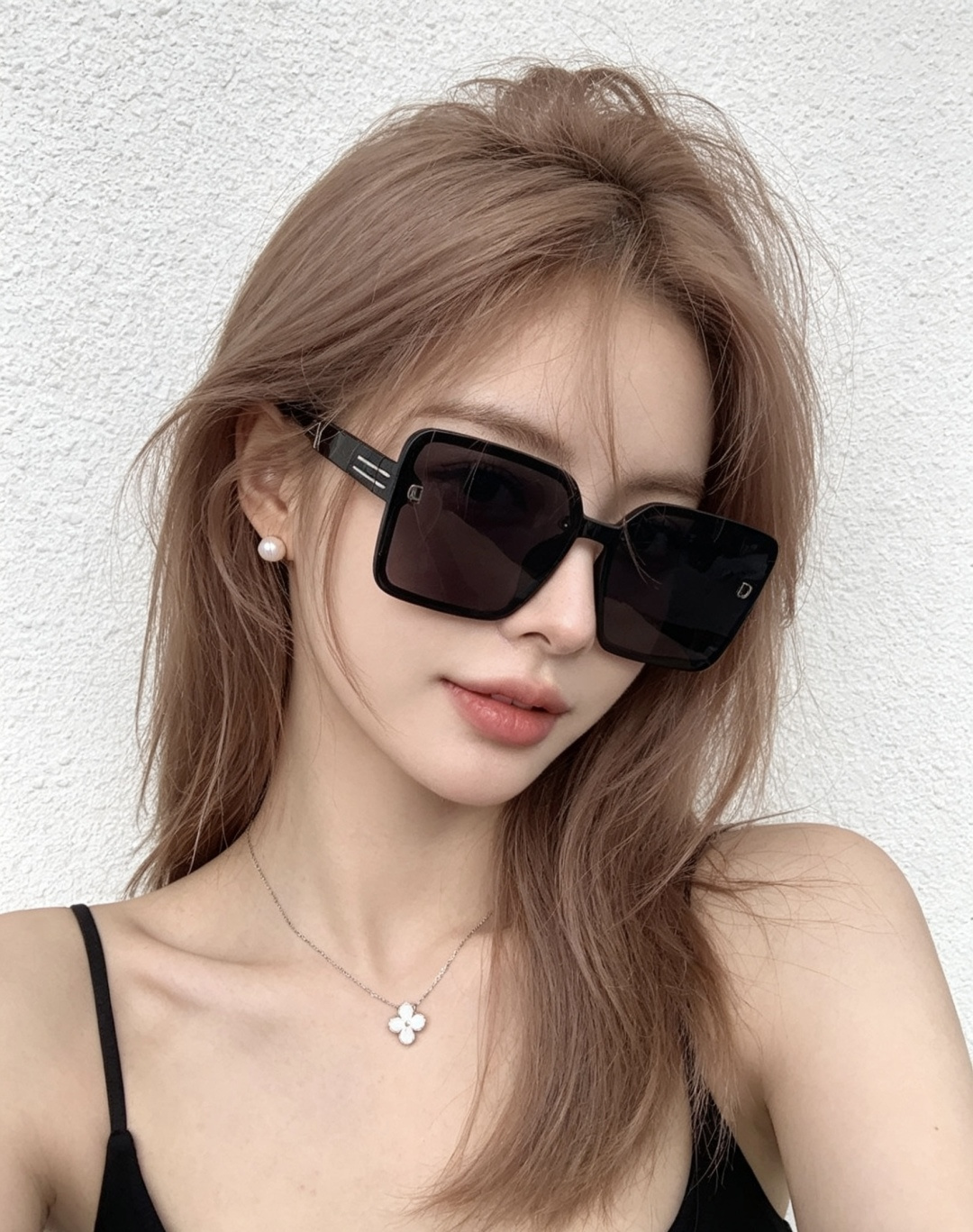 🔺 【DIOR-迪奥】开春新款 潮流爆款 时尚方框偏光太阳镜 高品质 佩戴舒适 网红潮款墨镜 女士高清偏