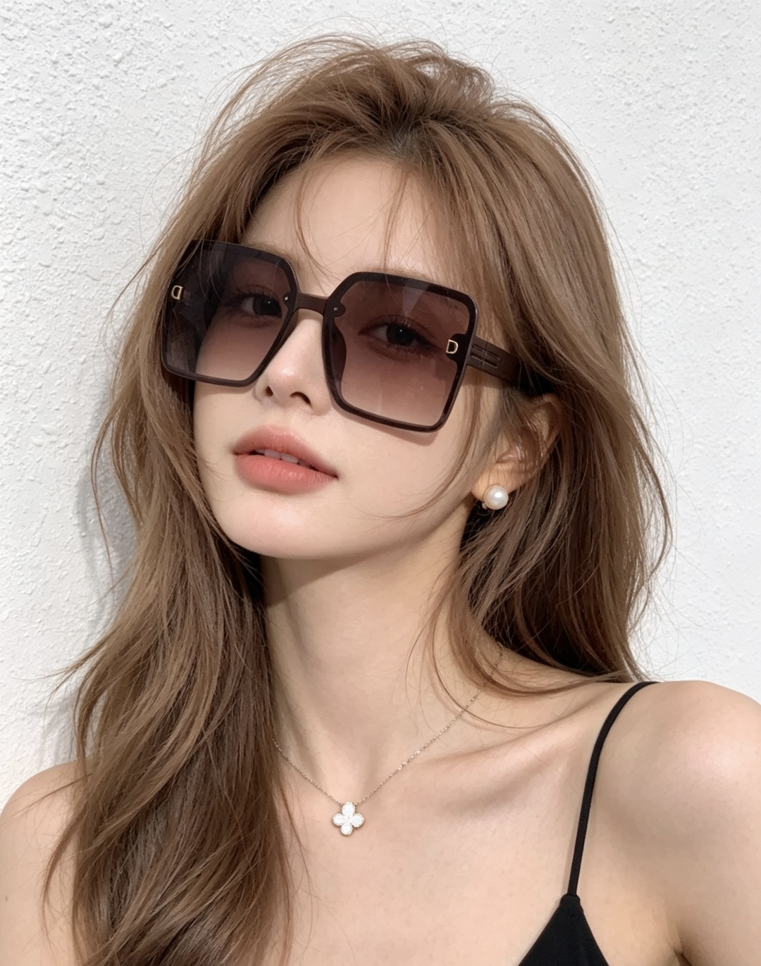 🔺 【DIOR-迪奥】开春新款 潮流爆款 时尚方框偏光太阳镜 高品质 佩戴舒适 网红潮款墨镜 女士高清偏