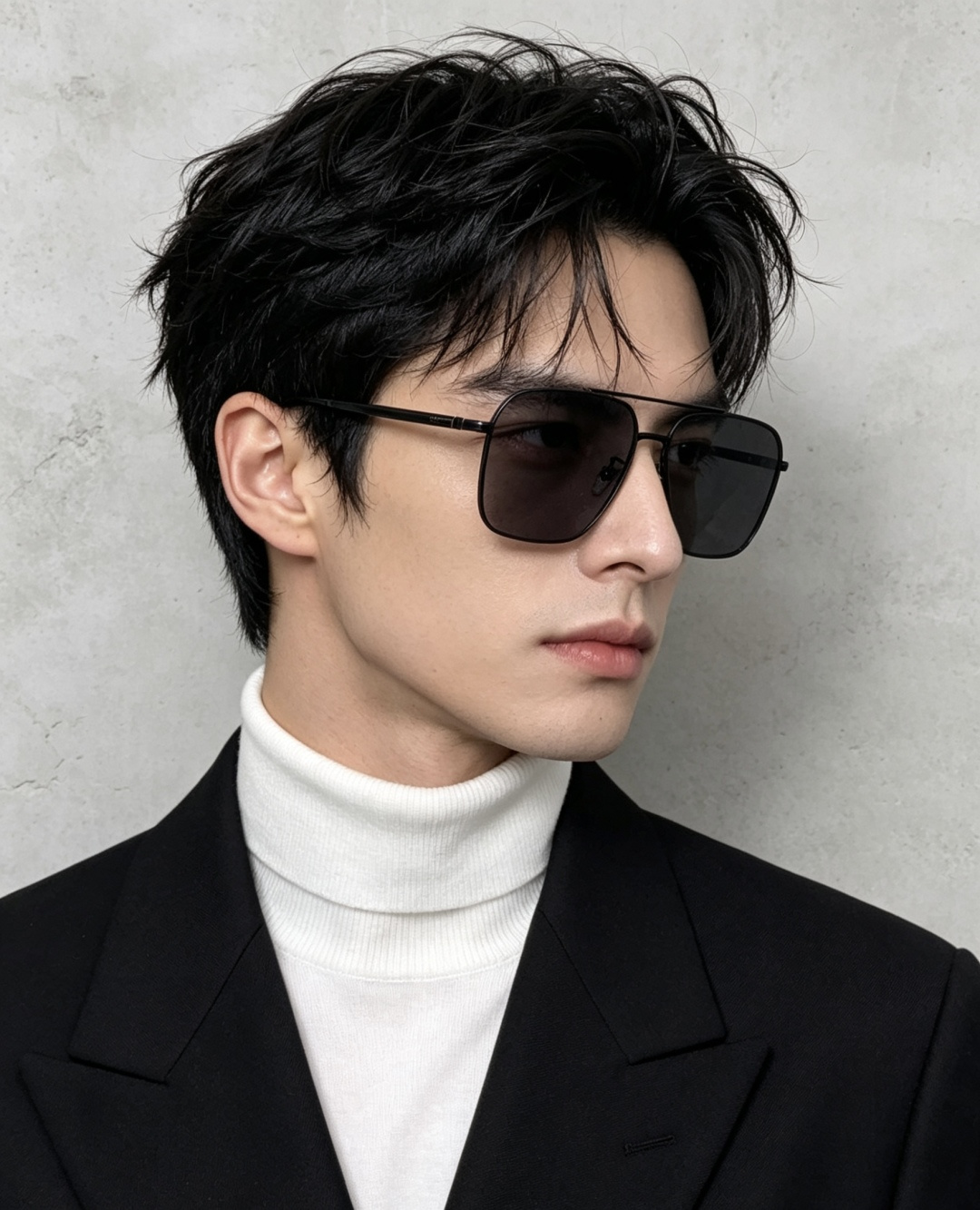 GUCCI 男款炫彩飞行员偏光太阳镜 ❤️材质：高清尼龙加厚卡槽高清偏光镜片 🌹无边框镜架💕颜👍型号：G
