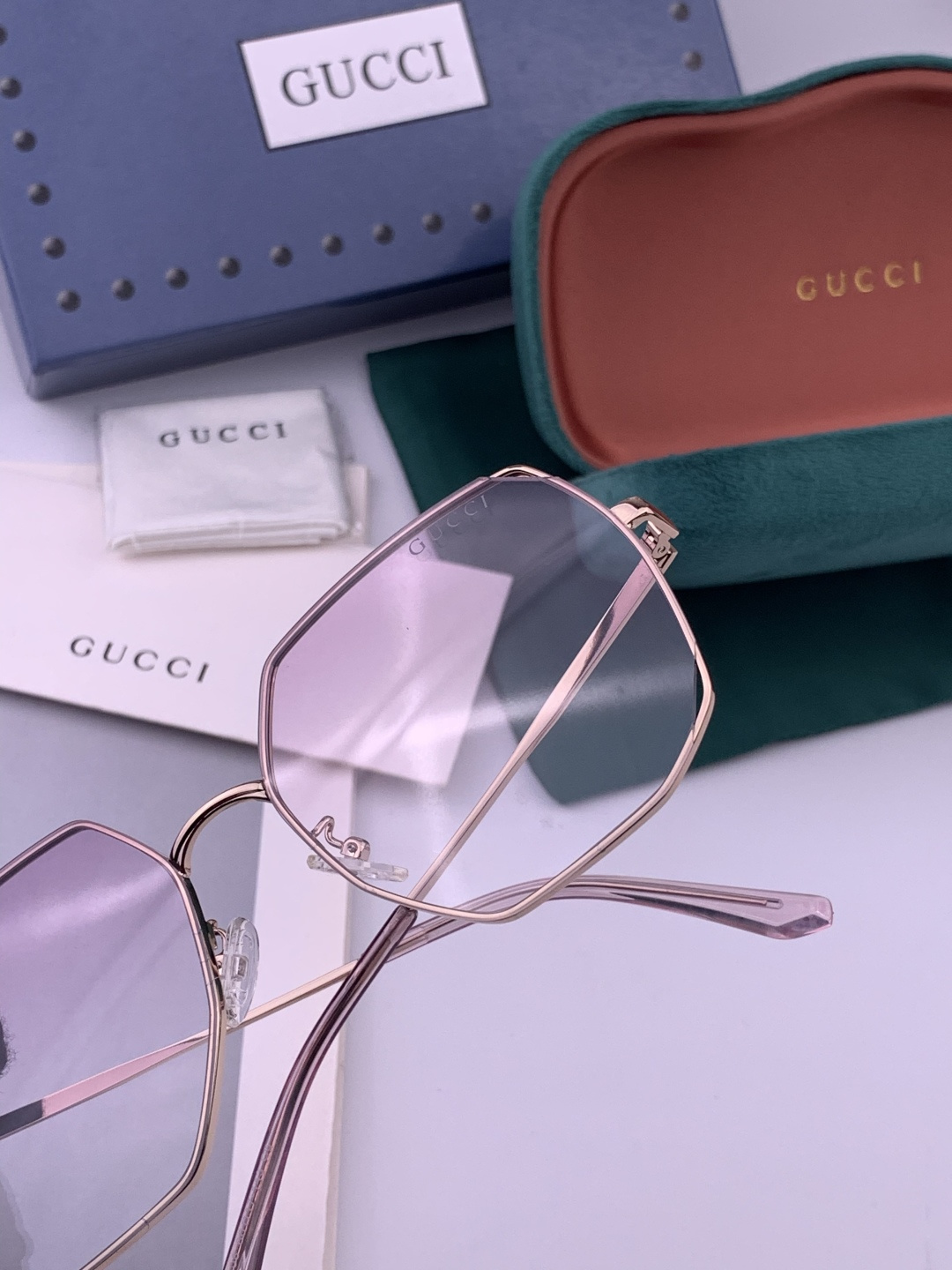 GUCCI-古驰意大利进口🇮🇹时尚潮流奢华装饰太阳眼镜 尼龙高清太阳镜明星海报款 超高复杂工艺 立体质感