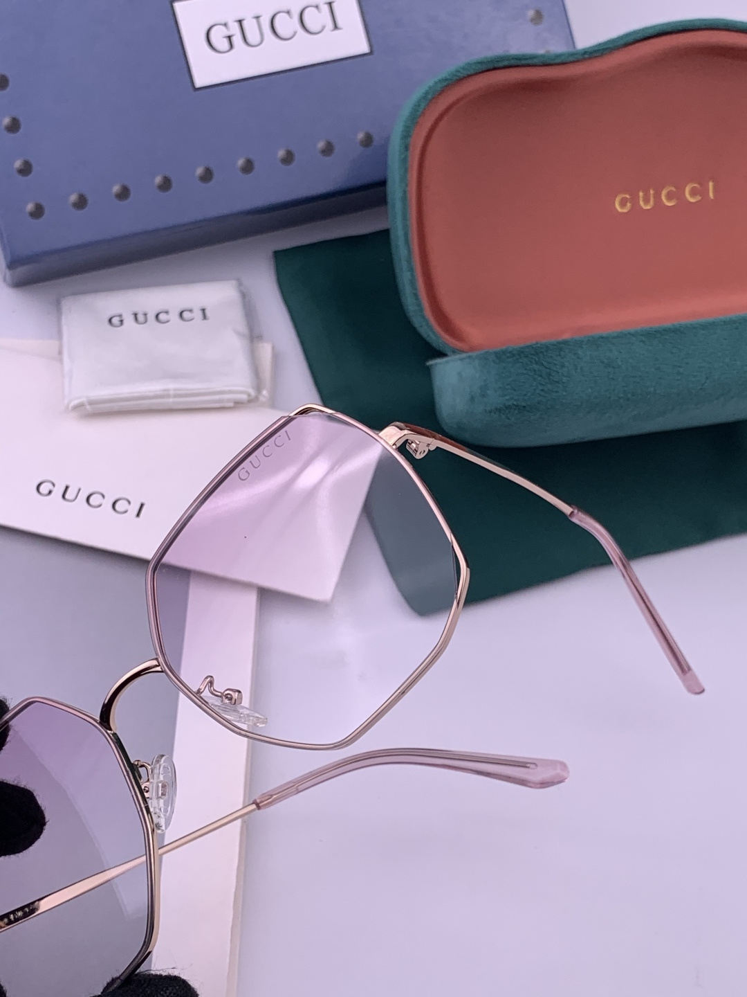 GUCCI-古驰意大利进口🇮🇹时尚潮流奢华装饰太阳眼镜 尼龙高清太阳镜明星海报款 超高复杂工艺 立体质感