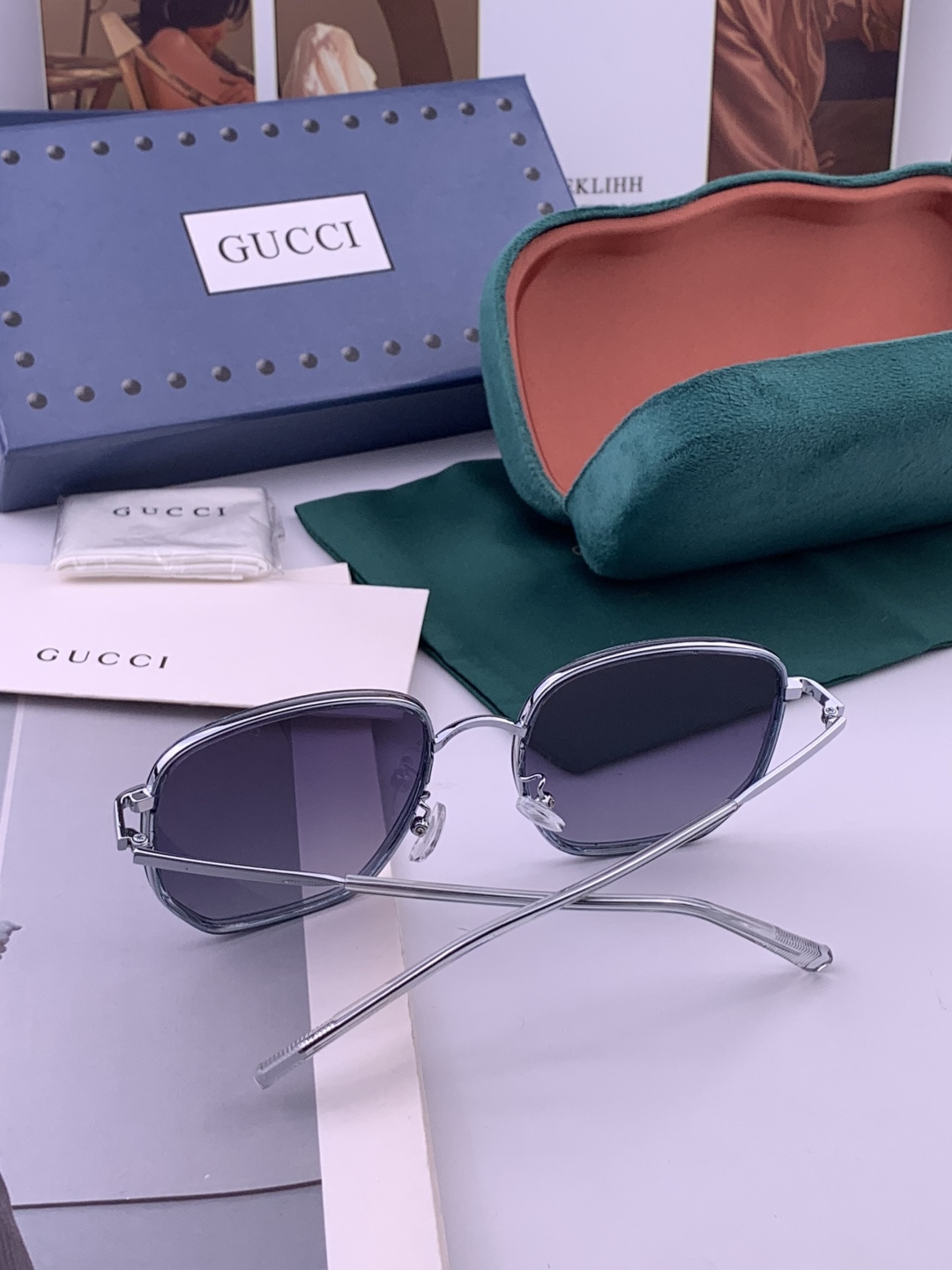 【偏光系列】Gucci 不挑脸型，无论搭配大衣还是连衣裙都非常显气质尼龙偏光镜片预防紫外线 型号：G12
