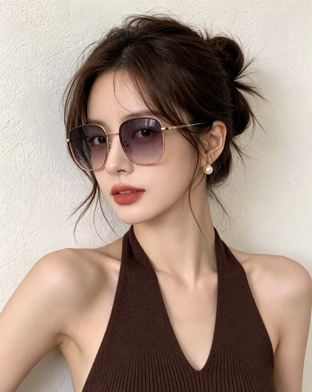【偏光系列】Gucci 不挑脸型，无论搭配大衣还是连衣裙都非常显气质尼龙偏光镜片预防紫外线 型号：G12